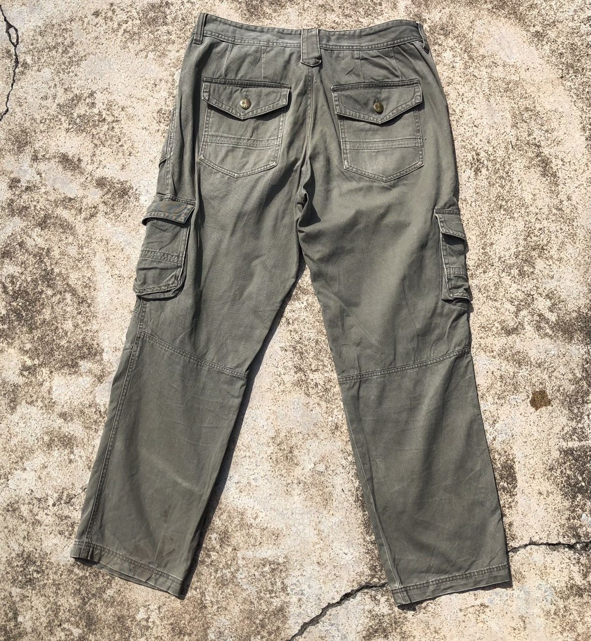 Japanese Brand MILITARY COLLECTIONS CARGO PANTS MULTI POCKET Size US 34 / EU 50 - 5 Thumbnail