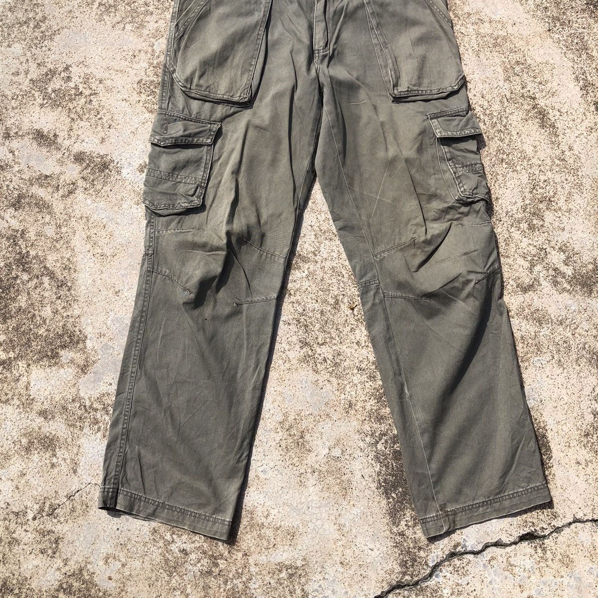 Japanese Brand MILITARY COLLECTIONS CARGO PANTS MULTI POCKET Size US 34 / EU 50 - 3 Thumbnail