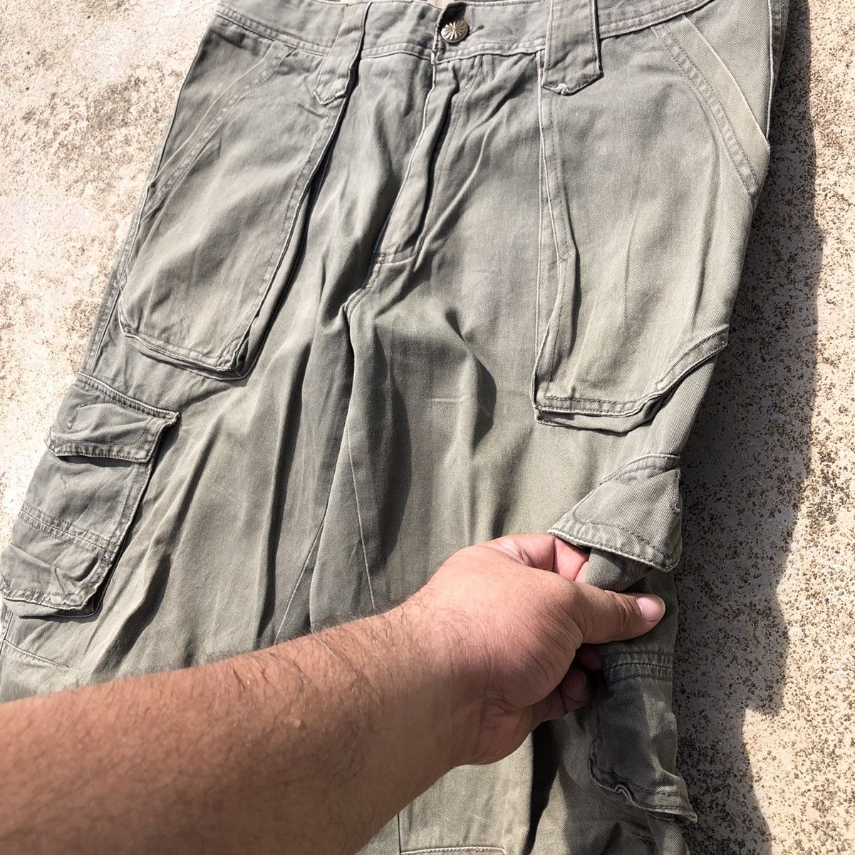 Japanese Brand MILITARY COLLECTIONS CARGO PANTS MULTI POCKET Size US 34 / EU 50 - 4 Thumbnail