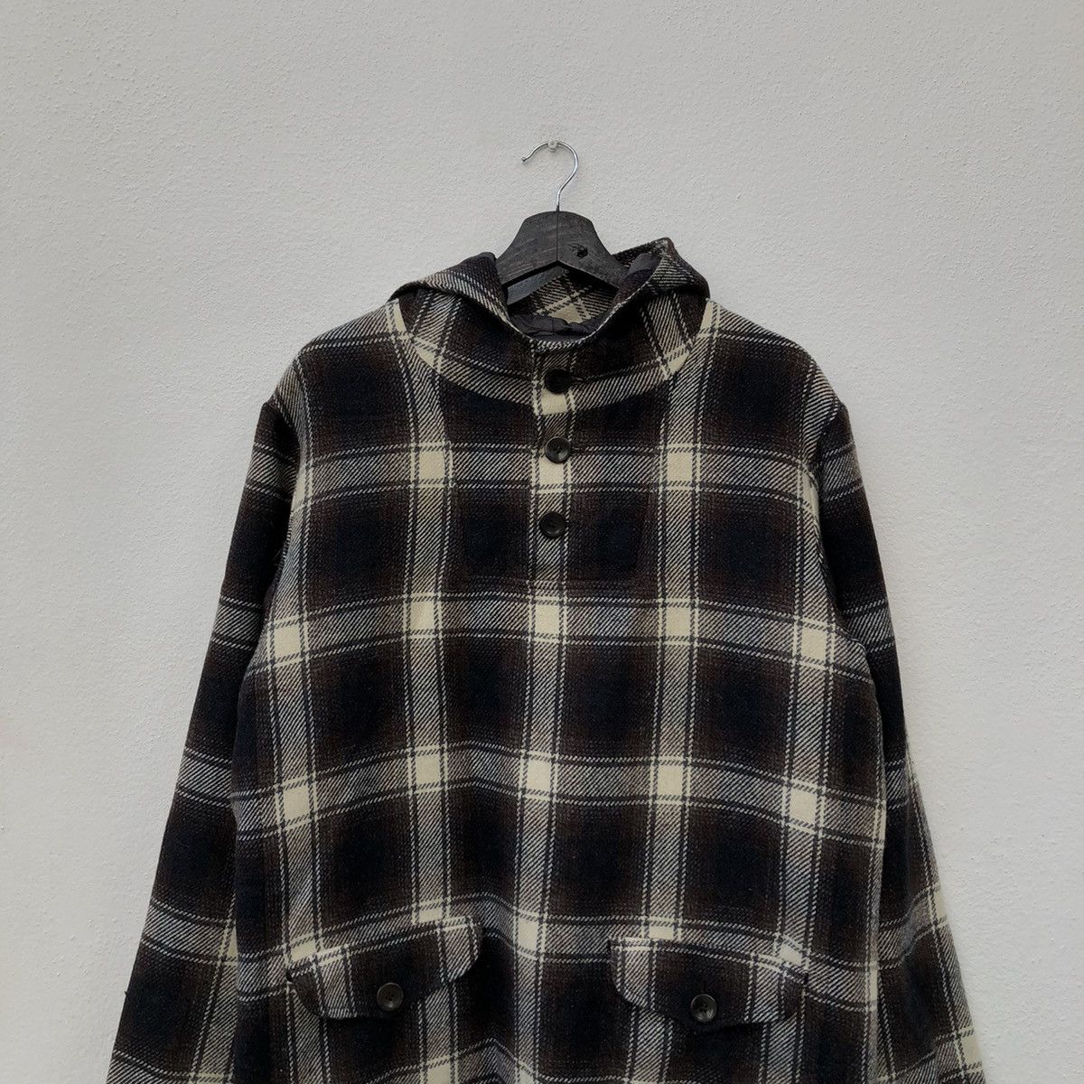 A.P.C. RARE CHECKED TARTAN DESIGN HOODIE JACKET APC JAPAN Size US S / EU 44-46 / 1 - 3 Thumbnail