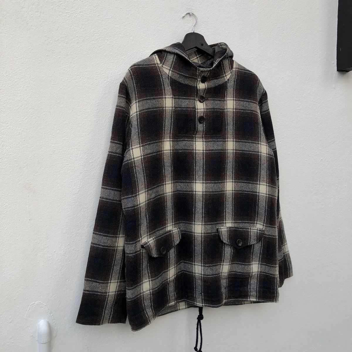 A.P.C. RARE CHECKED TARTAN DESIGN HOODIE JACKET APC JAPAN Size US S / EU 44-46 / 1 - 5 Thumbnail