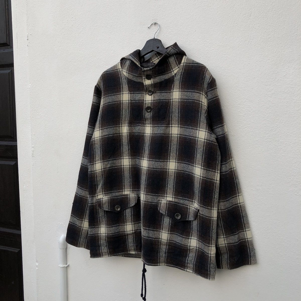 A.P.C. RARE CHECKED TARTAN DESIGN HOODIE JACKET APC JAPAN Size US S / EU 44-46 / 1 - 2 Thumbnail