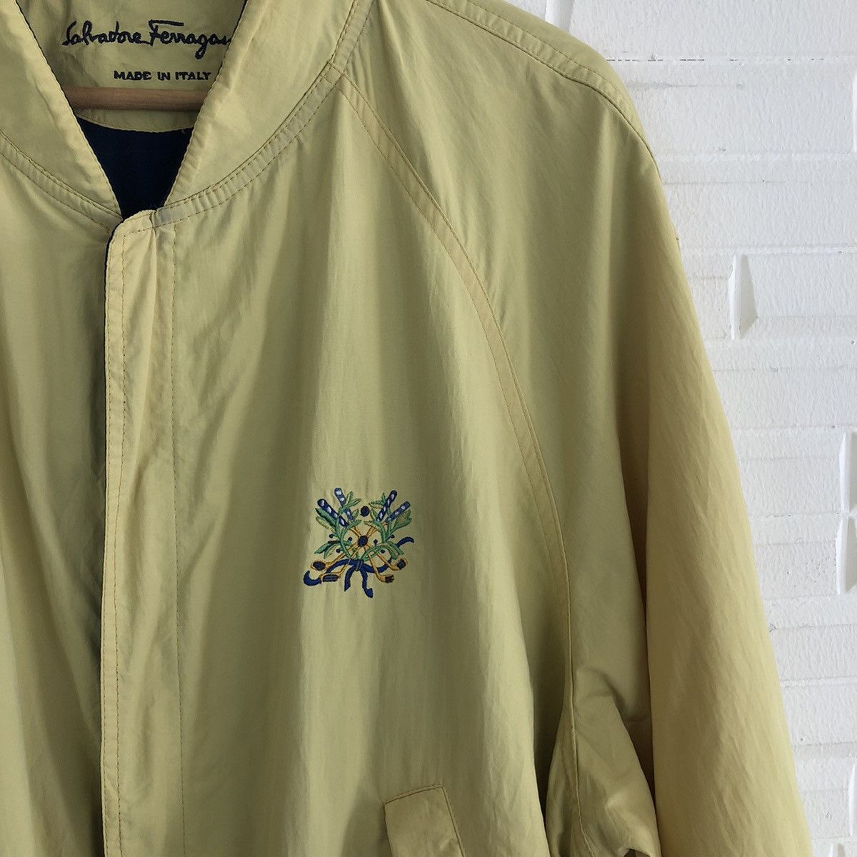 Japanese Brand SALVATORE FERRAGAMO RARE BOMBER JACKET STYLE MADE IN ITALY Size US M / EU 48-50 / 2 - 7 Thumbnail