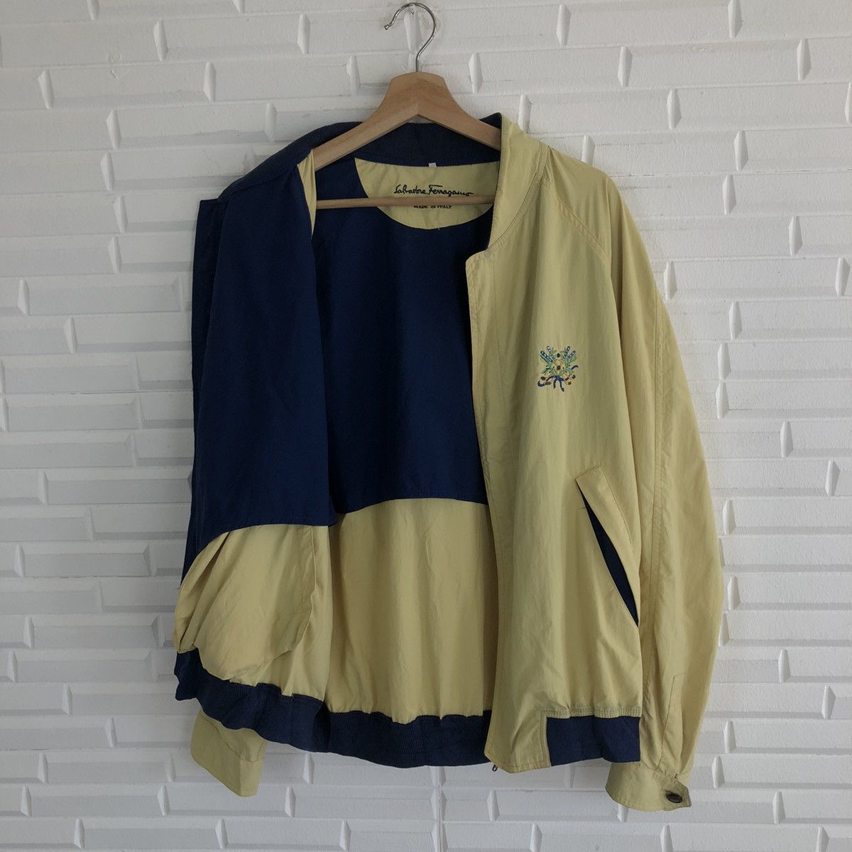 Japanese Brand SALVATORE FERRAGAMO RARE BOMBER JACKET STYLE MADE IN ITALY Size US M / EU 48-50 / 2 - 13 Thumbnail