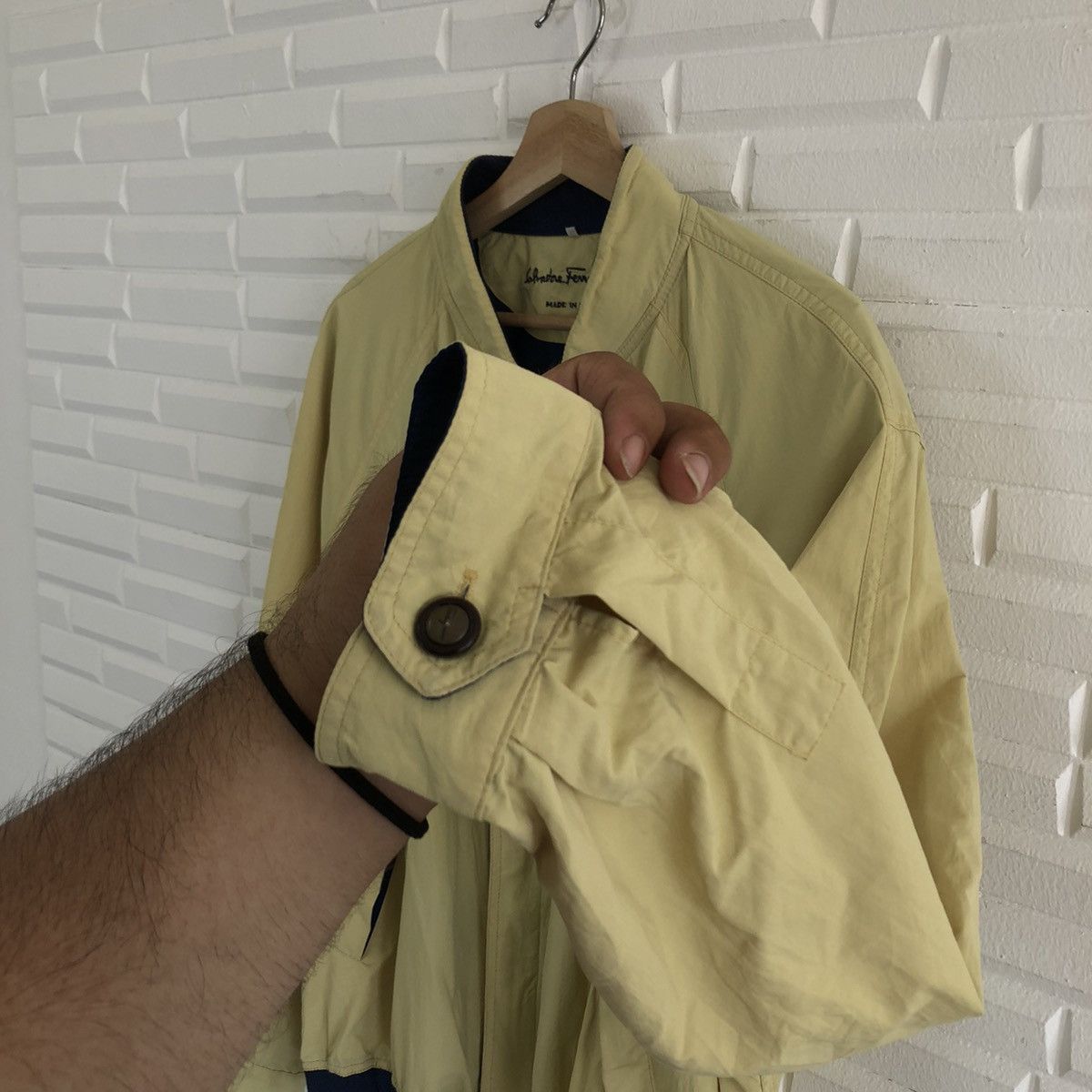 Japanese Brand SALVATORE FERRAGAMO RARE BOMBER JACKET STYLE MADE IN ITALY Size US M / EU 48-50 / 2 - 4 Thumbnail