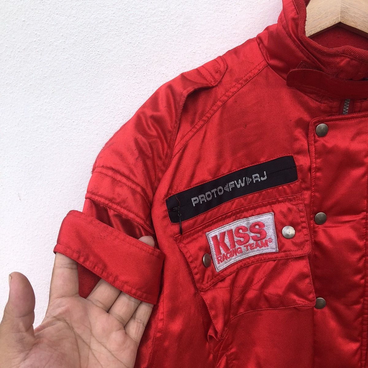 Hein Gericke × Kadoya ‼️RARE‼️ BOMBER JACKET KISS RACING TEAM BIG LOGO Size US L / EU 52-54 / 3 - 8 Thumbnail