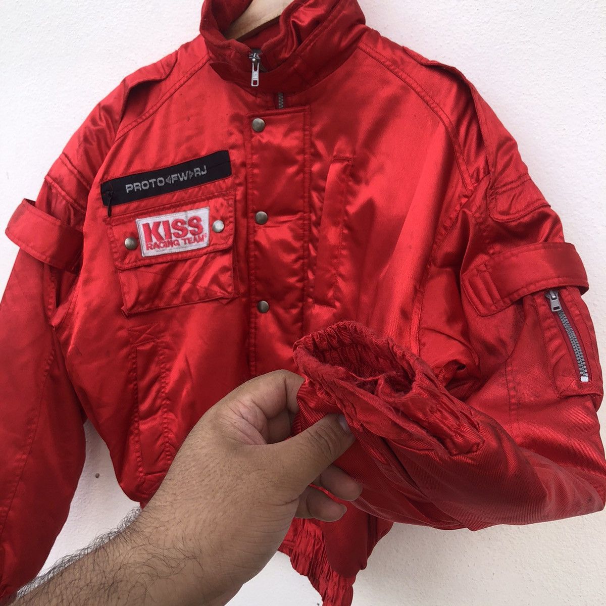 Hein Gericke × Kadoya ‼️RARE‼️ BOMBER JACKET KISS RACING TEAM BIG LOGO Size US L / EU 52-54 / 3 - 9 Thumbnail