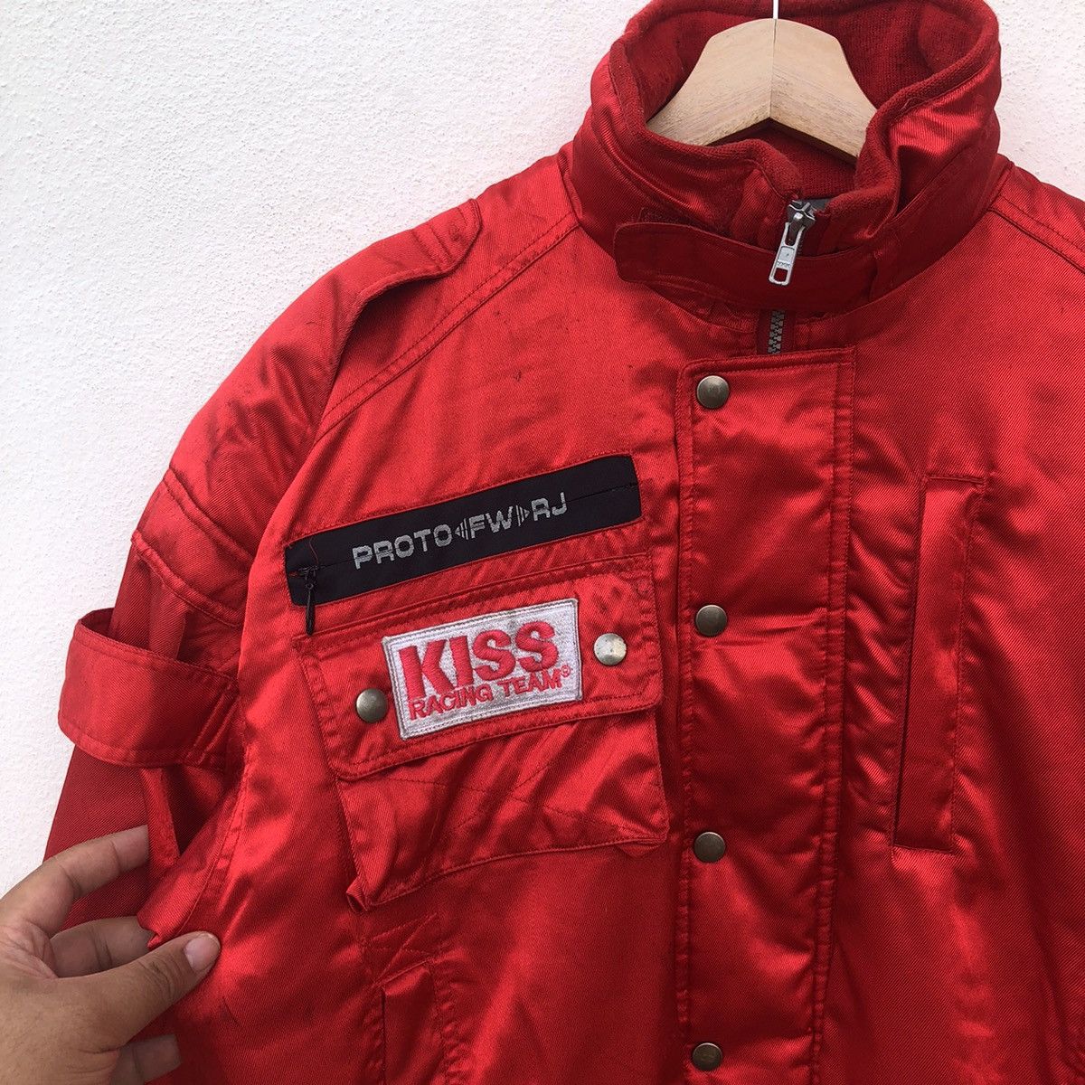 Hein Gericke × Kadoya ‼️RARE‼️ BOMBER JACKET KISS RACING TEAM BIG LOGO Size US L / EU 52-54 / 3 - 5 Thumbnail