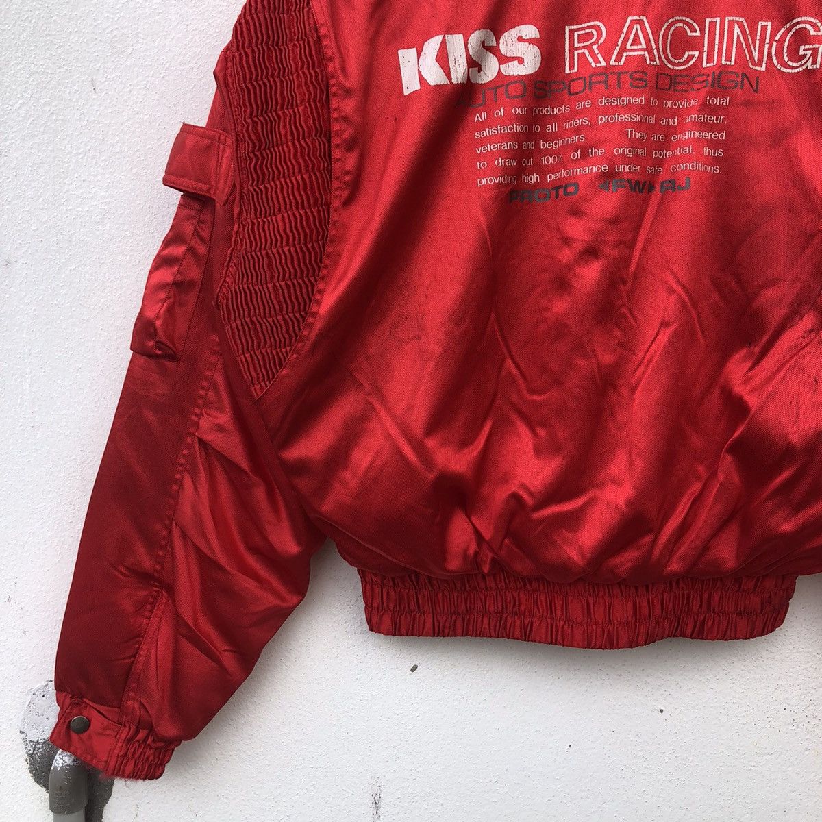 Hein Gericke × Kadoya ‼️RARE‼️ BOMBER JACKET KISS RACING TEAM BIG LOGO Size US L / EU 52-54 / 3 - 13 Thumbnail