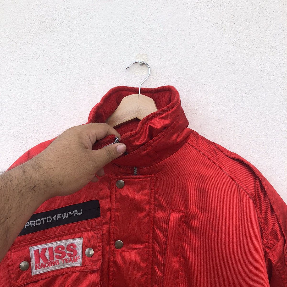 Hein Gericke × Kadoya ‼️RARE‼️ BOMBER JACKET KISS RACING TEAM BIG LOGO Size US L / EU 52-54 / 3 - 6 Thumbnail