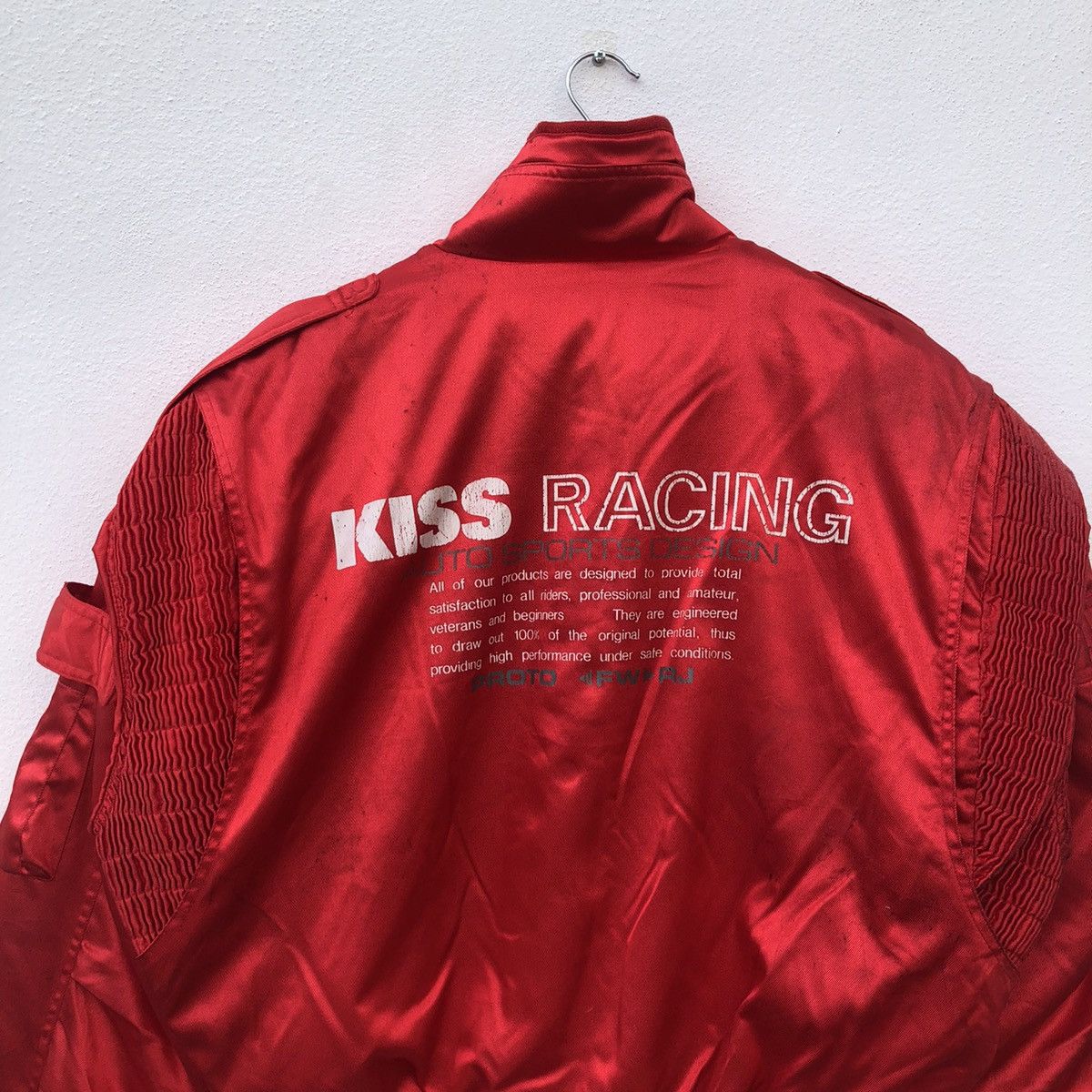 Hein Gericke × Kadoya ‼️RARE‼️ BOMBER JACKET KISS RACING TEAM BIG LOGO Size US L / EU 52-54 / 3 - 12 Thumbnail