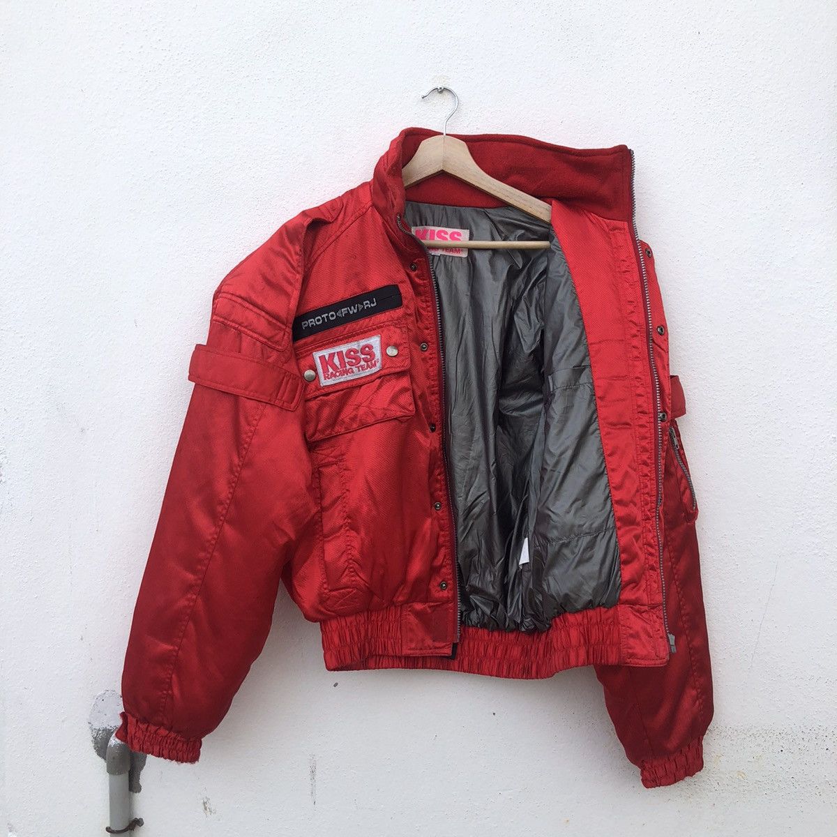 Hein Gericke × Kadoya ‼️RARE‼️ BOMBER JACKET KISS RACING TEAM BIG LOGO Size US L / EU 52-54 / 3 - 15 Thumbnail