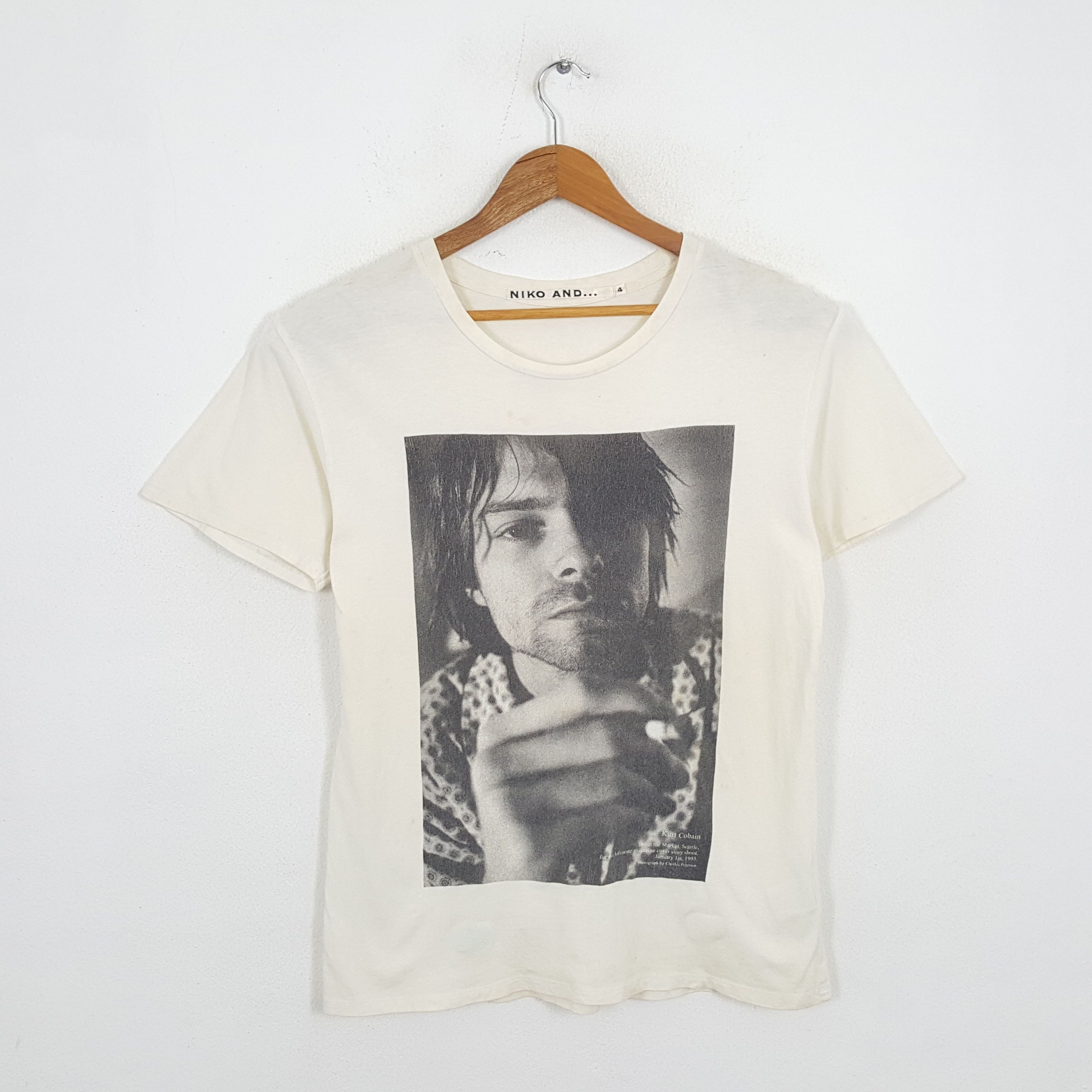 Vintage KURT COBAIN X Japanese Brand T-Shirts