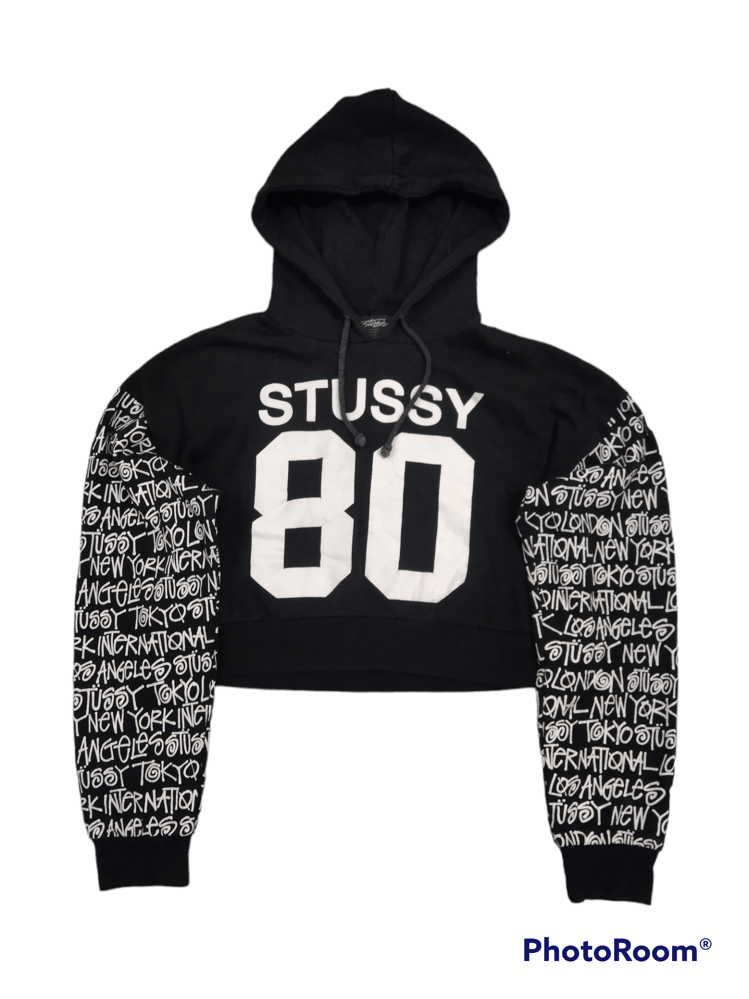 Stussy STUSSY HOODIE CROPPED BIG LOGO Size M / US 6-8 / IT 42-44 - 1 Thumbnail