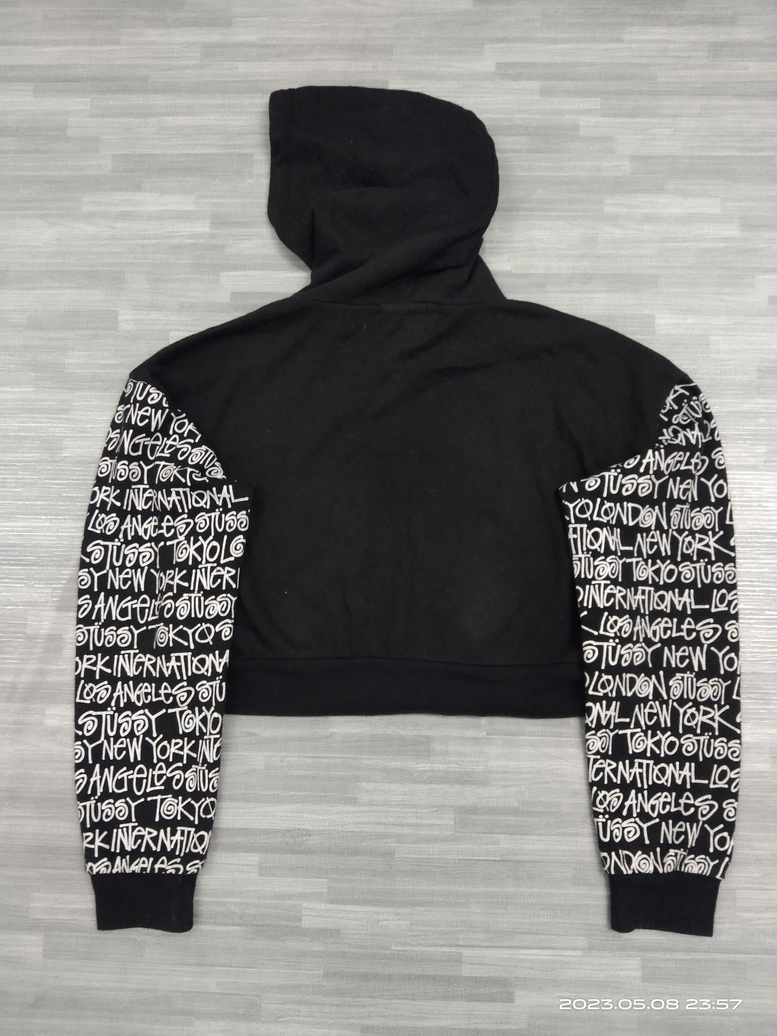 Stussy STUSSY HOODIE CROPPED BIG LOGO Size M / US 6-8 / IT 42-44 - 3 Thumbnail