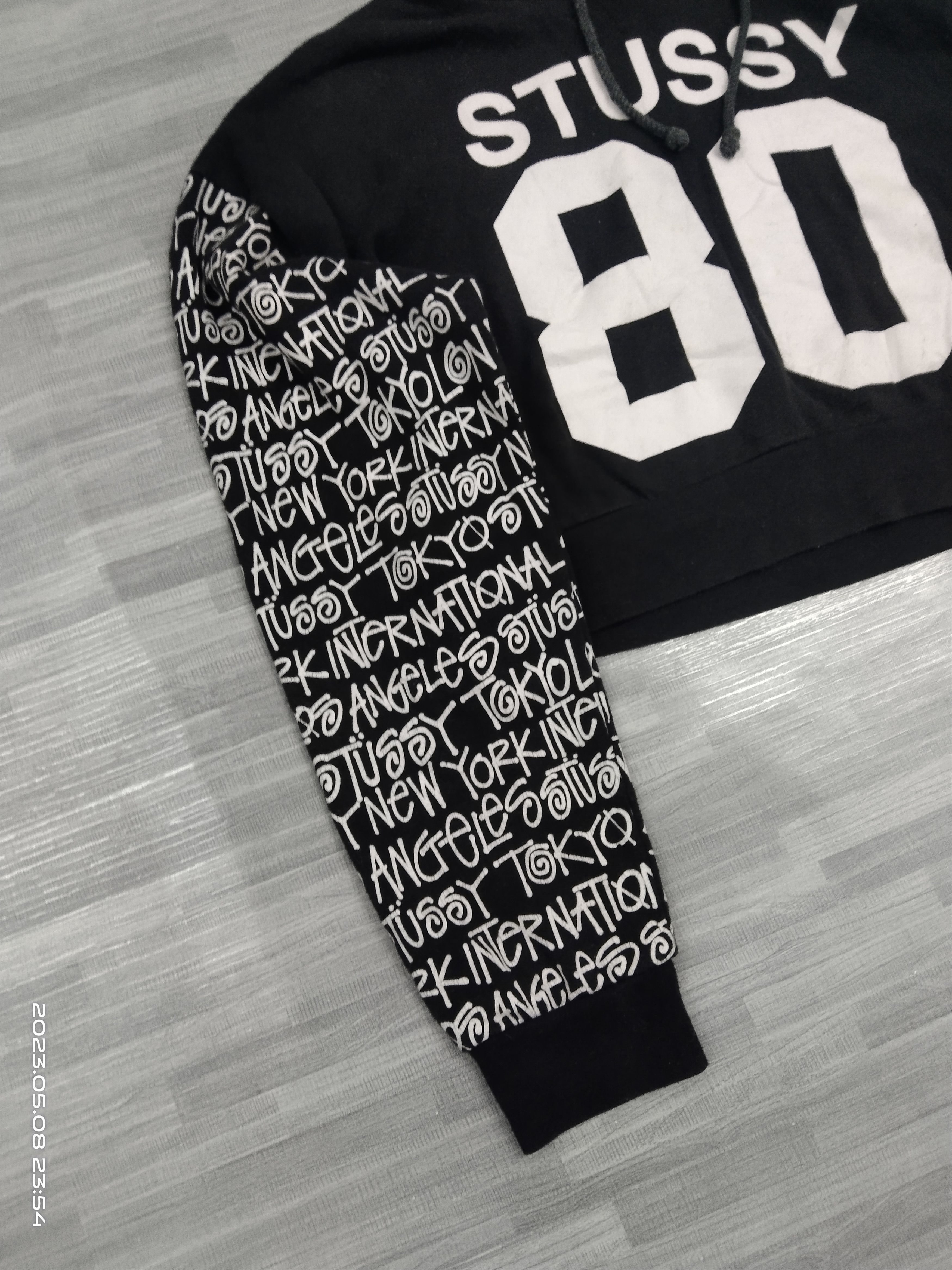 Stussy STUSSY HOODIE CROPPED BIG LOGO Size M / US 6-8 / IT 42-44 - 4 Thumbnail