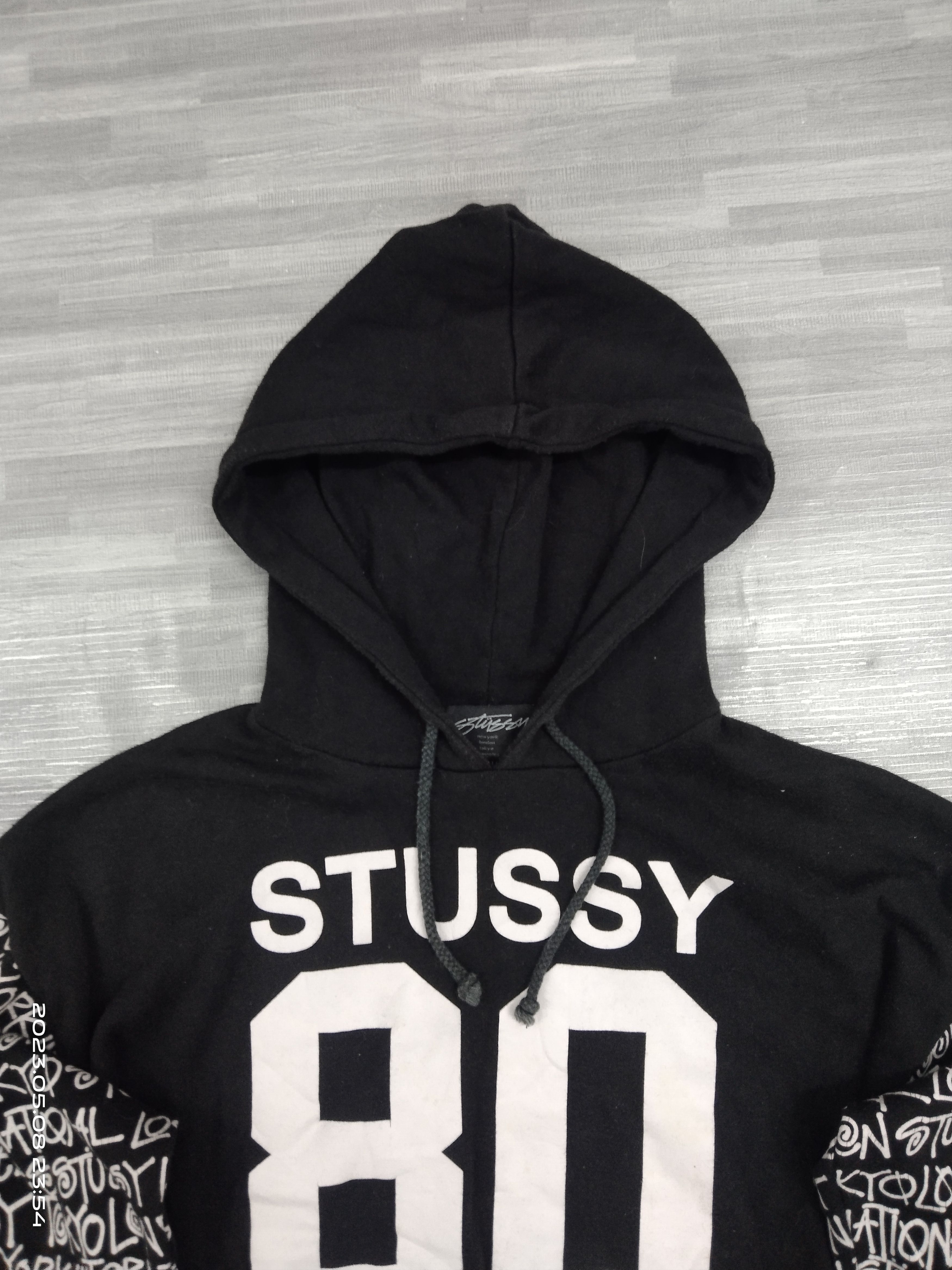 Stussy STUSSY HOODIE CROPPED BIG LOGO Size M / US 6-8 / IT 42-44 - 6 Thumbnail