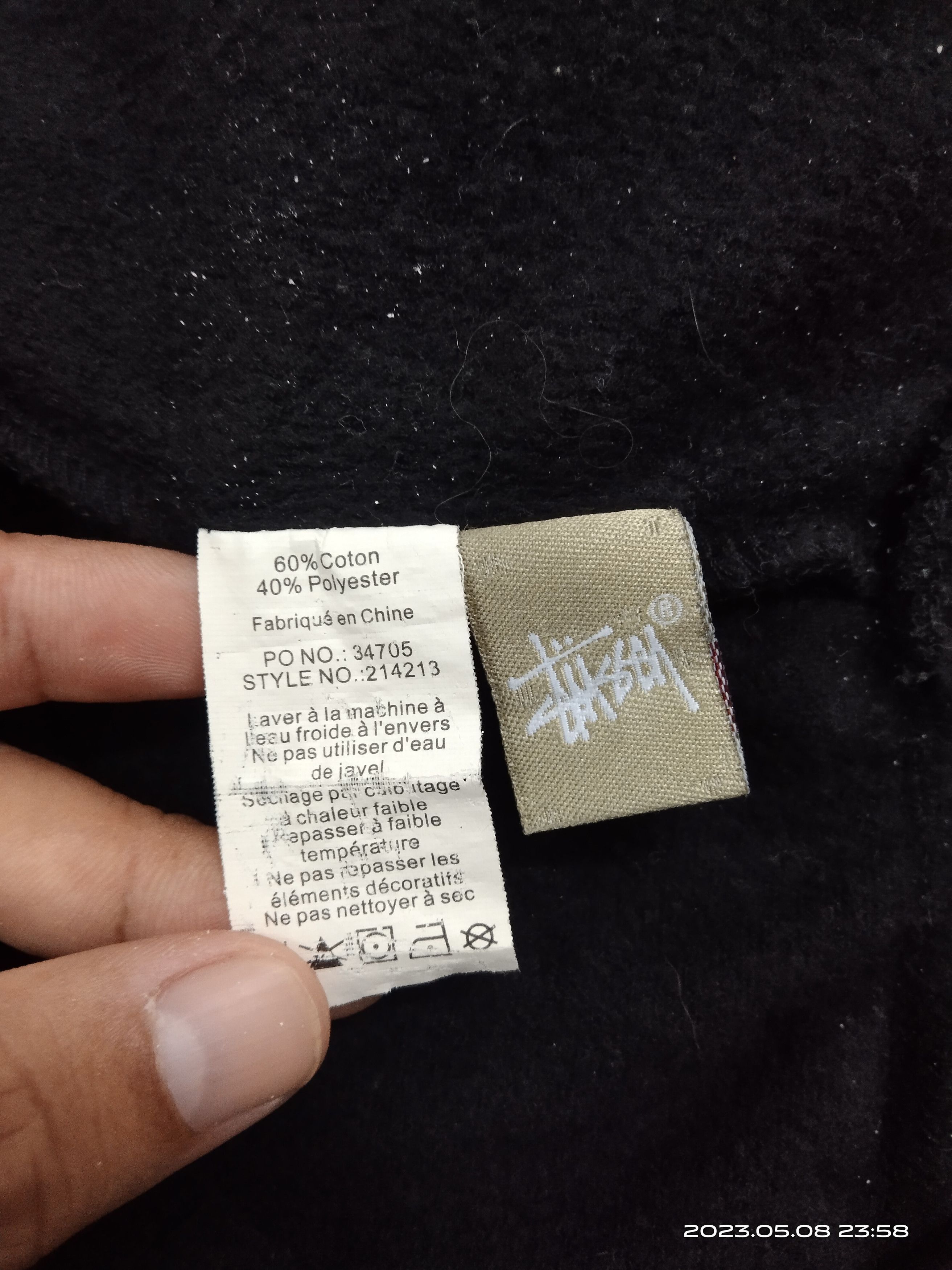 Stussy STUSSY HOODIE CROPPED BIG LOGO Size M / US 6-8 / IT 42-44 - 9 Thumbnail