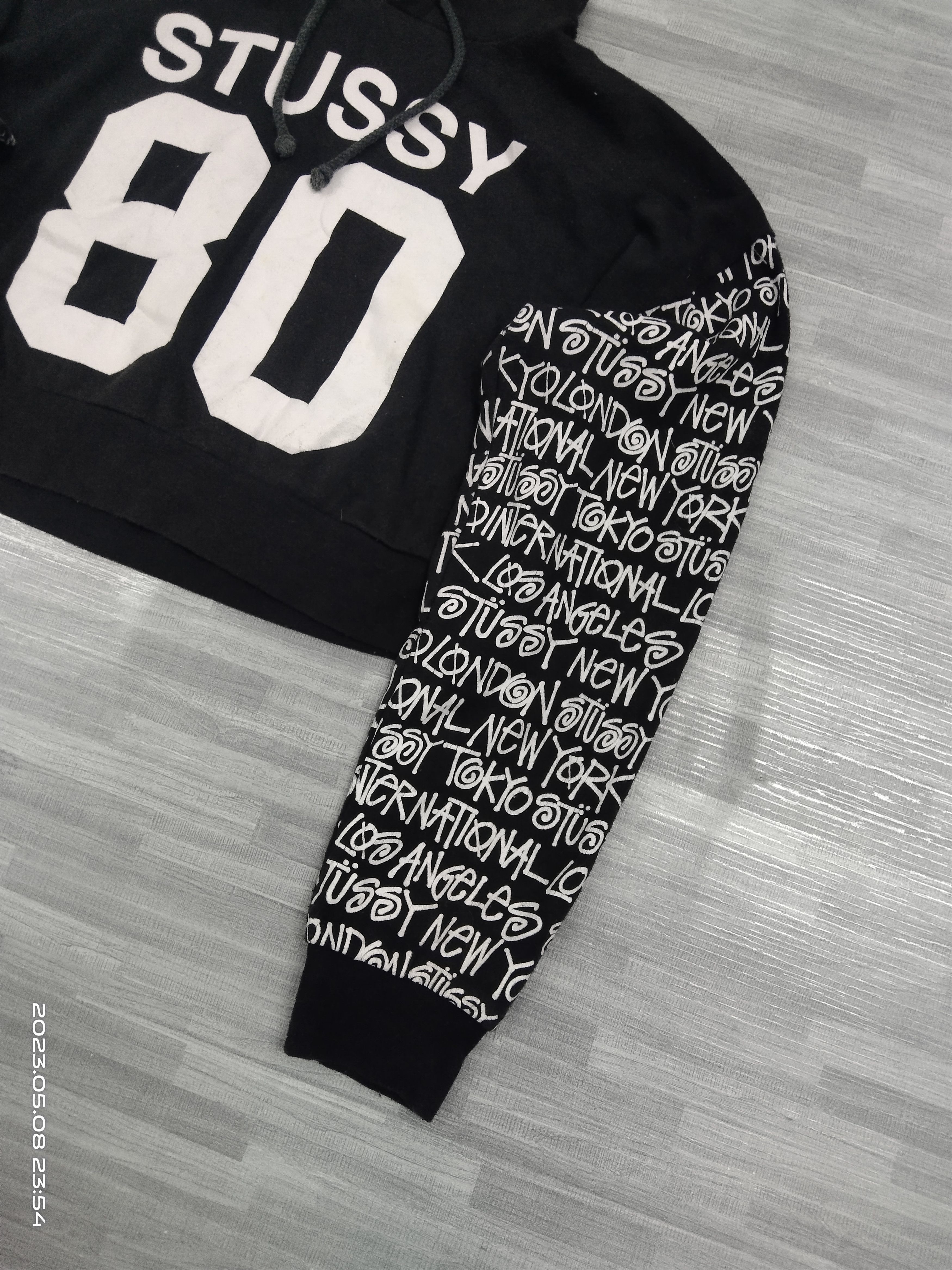 Stussy STUSSY HOODIE CROPPED BIG LOGO Size M / US 6-8 / IT 42-44 - 5 Thumbnail