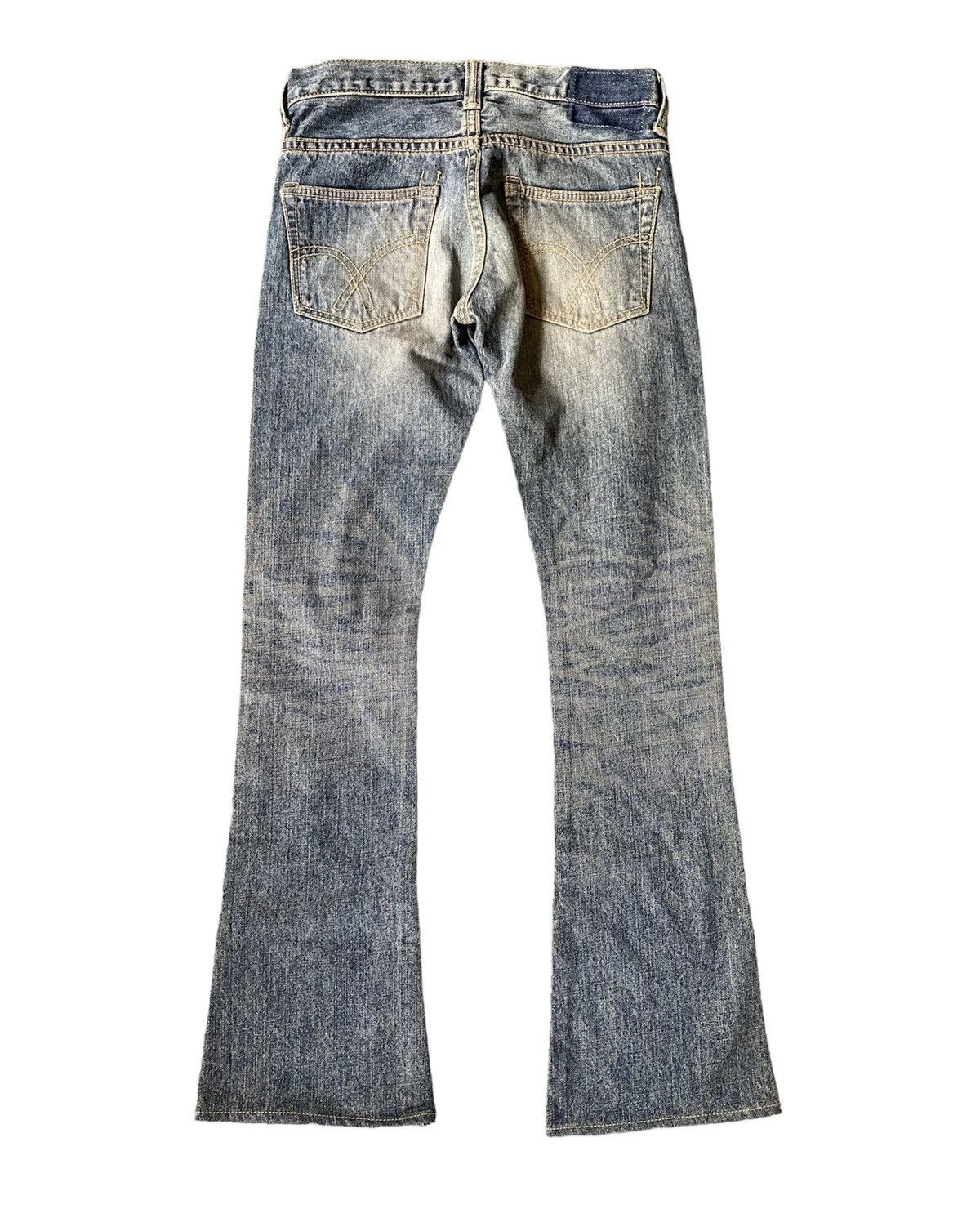 Sugar Cane 90s Full Count Mud wash flare denim Size 27" / US 4 / IT 40 - 1 Thumbnail