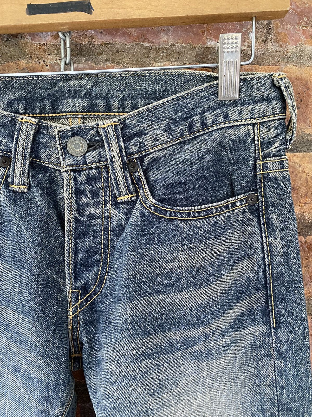 Sugar Cane 90s Full Count Mud wash flare denim Size 27" / US 4 / IT 40 - 5 Thumbnail