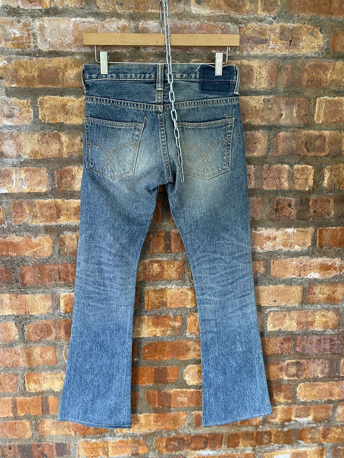Sugar Cane 90s Full Count Mud wash flare denim Size 27" / US 4 / IT 40 - 9 Thumbnail