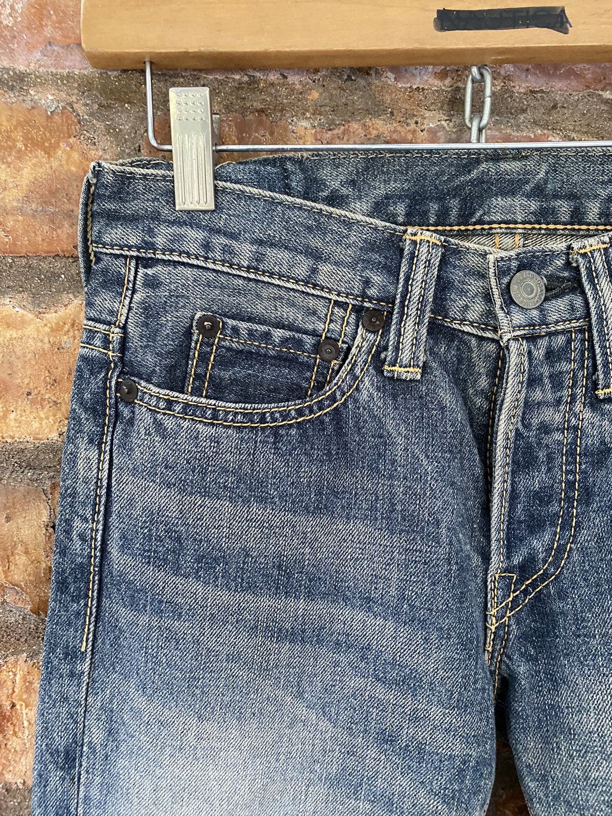 Sugar Cane 90s Full Count Mud wash flare denim Size 27" / US 4 / IT 40 - 6 Thumbnail