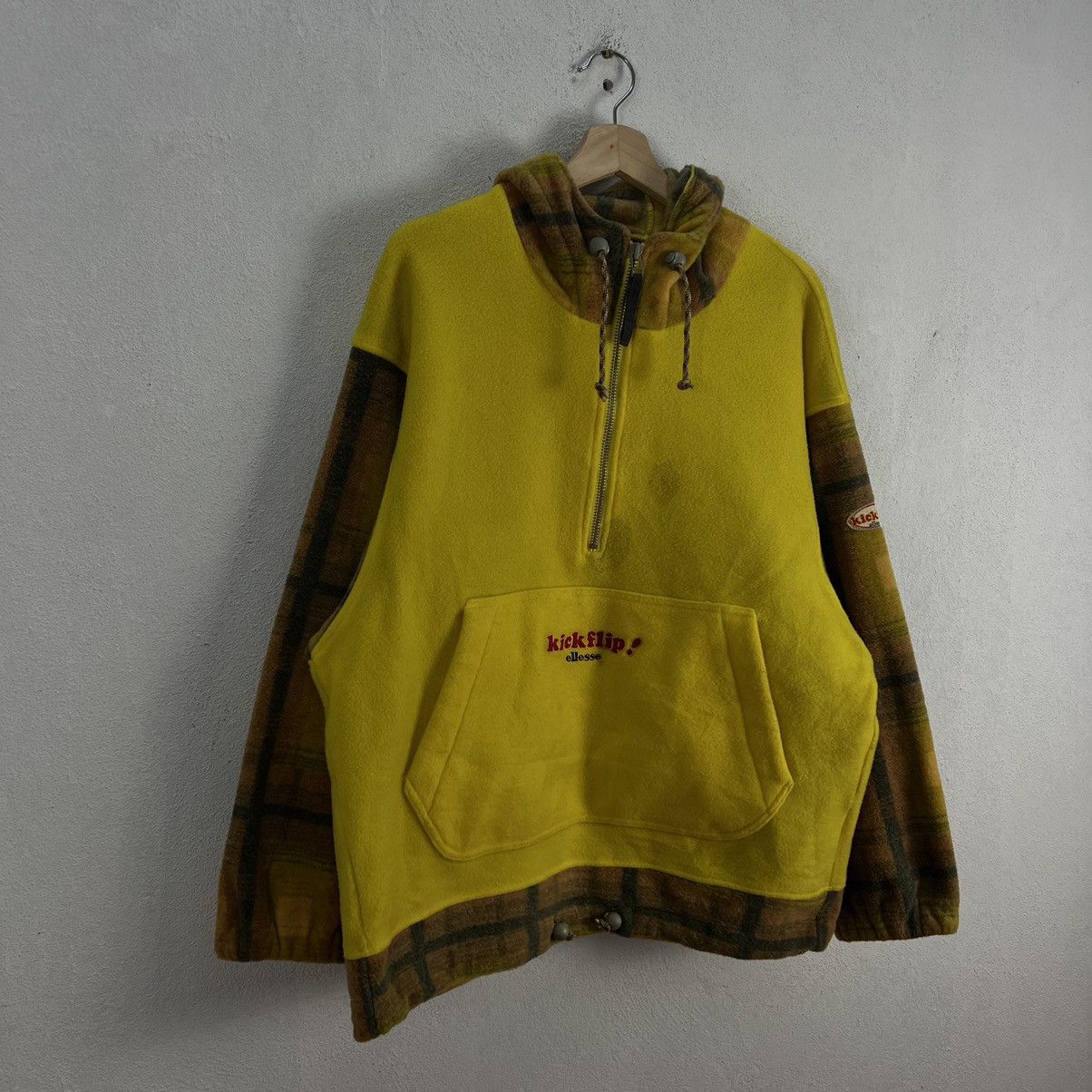 Japanese Brand VINTAGE KICKFLIP ELLESSE SKI FLEECE JACKET TARTAN DESIGN Size US L / EU 52-54 / 3 - 2 Thumbnail