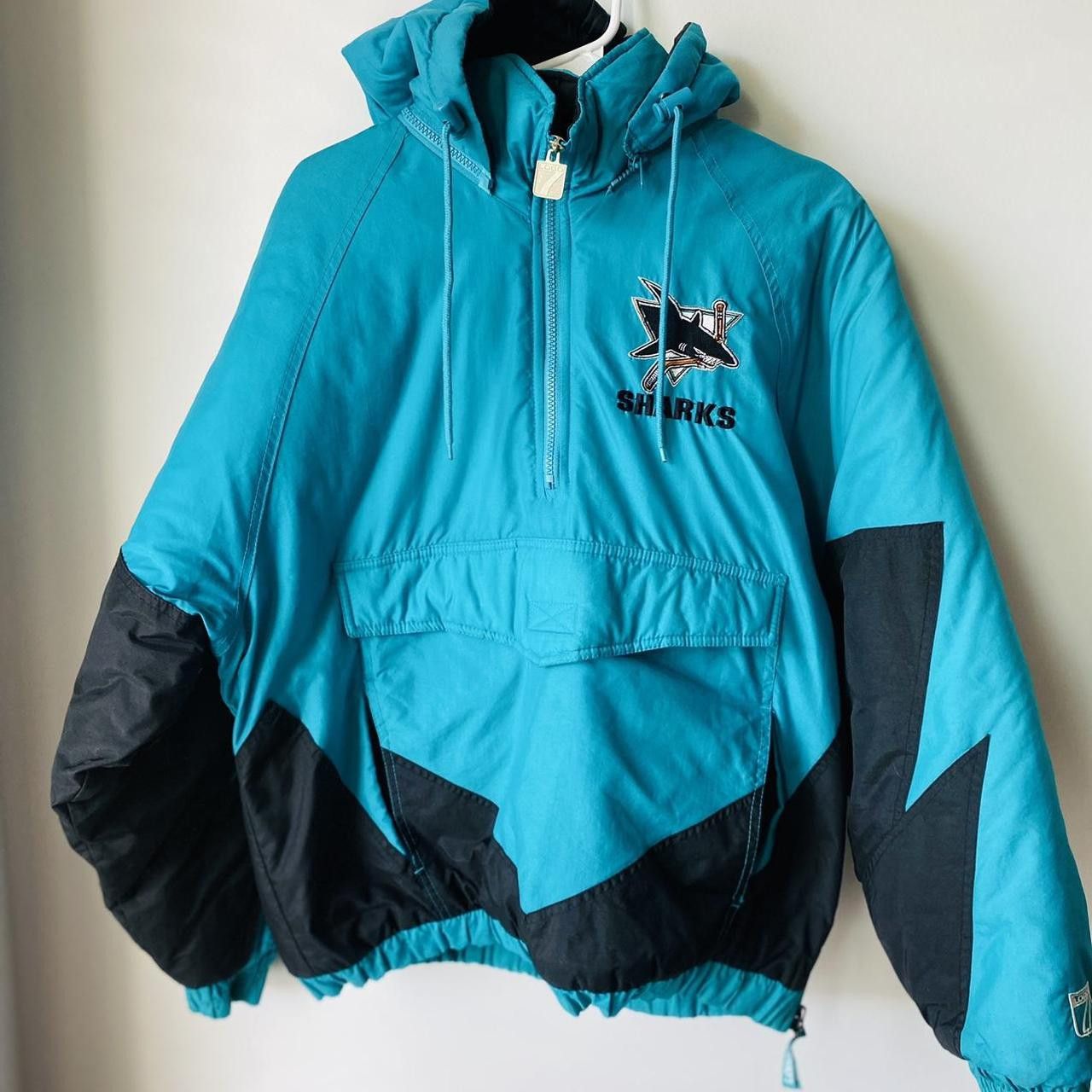 Vintage San Jose Sharks Logo 7 online jacket XL