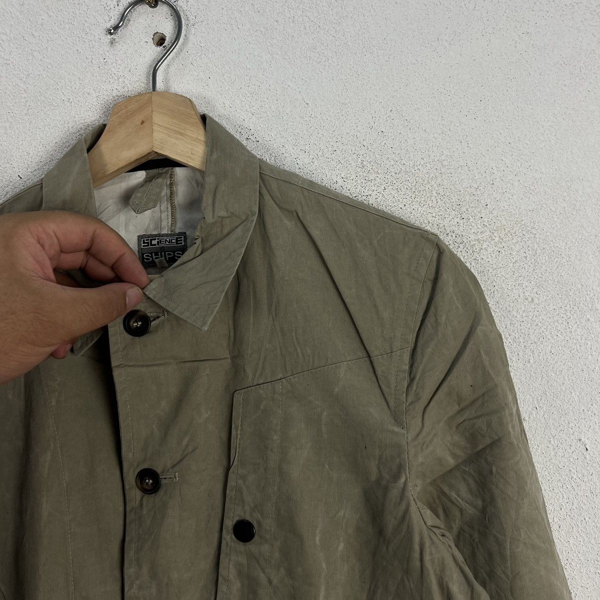 Japanese Brand HIKORY CHORE JACKET SCIENCE SHIPS INSPIRED BY ISSEY MIYAKE Size US S / EU 44-46 / 1 - 4 Thumbnail