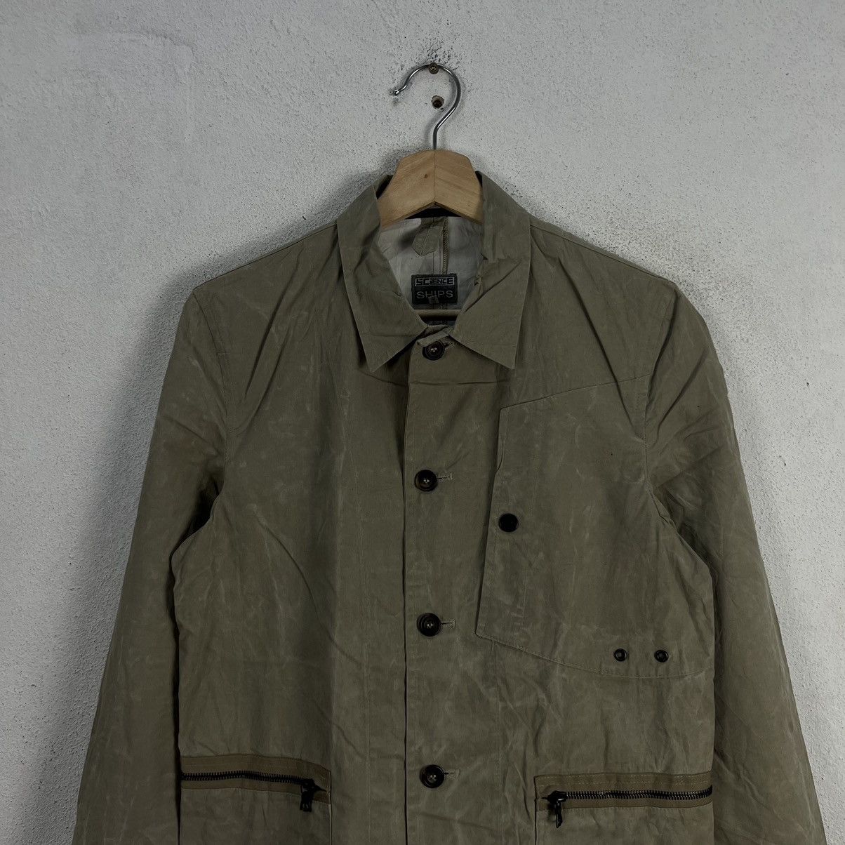 Japanese Brand HIKORY CHORE JACKET SCIENCE SHIPS INSPIRED BY ISSEY MIYAKE Size US S / EU 44-46 / 1 - 3 Thumbnail