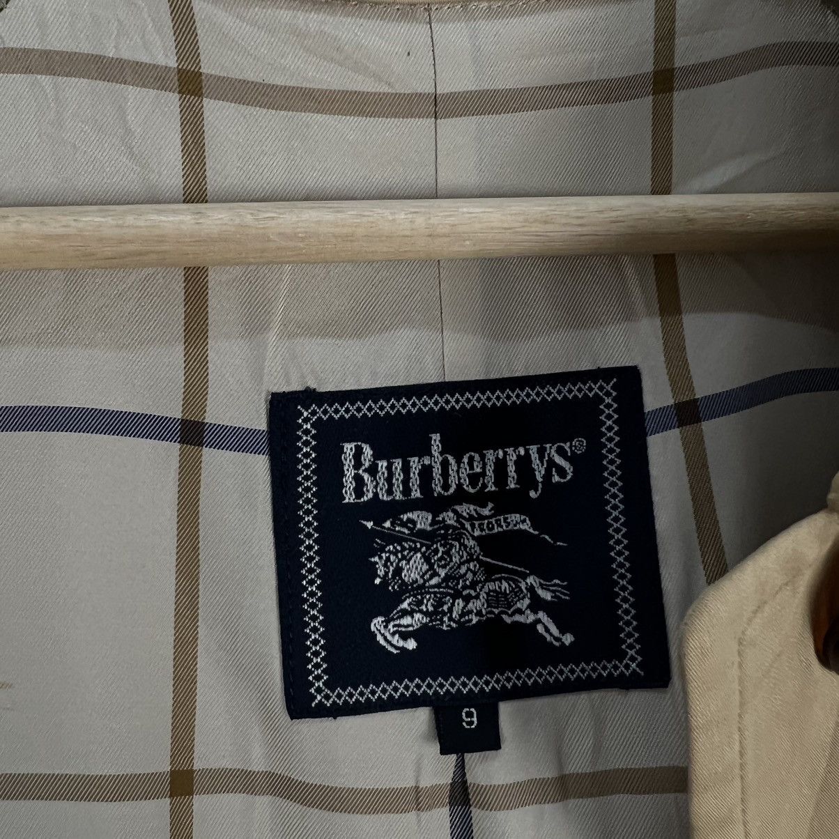 Burberry VINTAGE BURBERRYS LONG COAT JACKET TARTAN DESIGN LINING Size M / US 6-8 / IT 42-44 - 10 Thumbnail