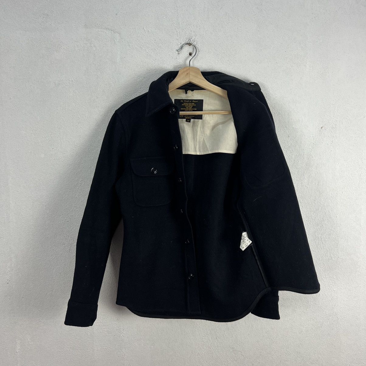 Japanese Brand HIKORY CHORE WOOL JACKET FIDELITY BEAUTY & YOUTH USA MADE Size US M / EU 48-50 / 2 - 7 Thumbnail