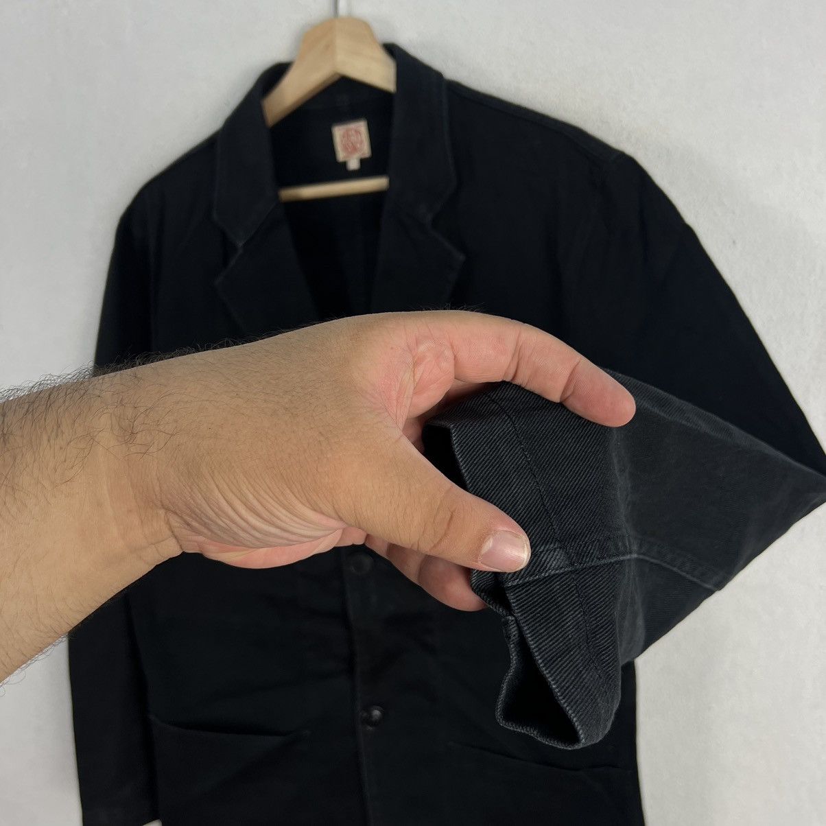 Japanese Brand VINTAGE HIKORY CHORE JACKET CHEST DESIGN JAPAN ISSEY MIYAKE Size US L / EU 52-54 / 3 - 6 Thumbnail