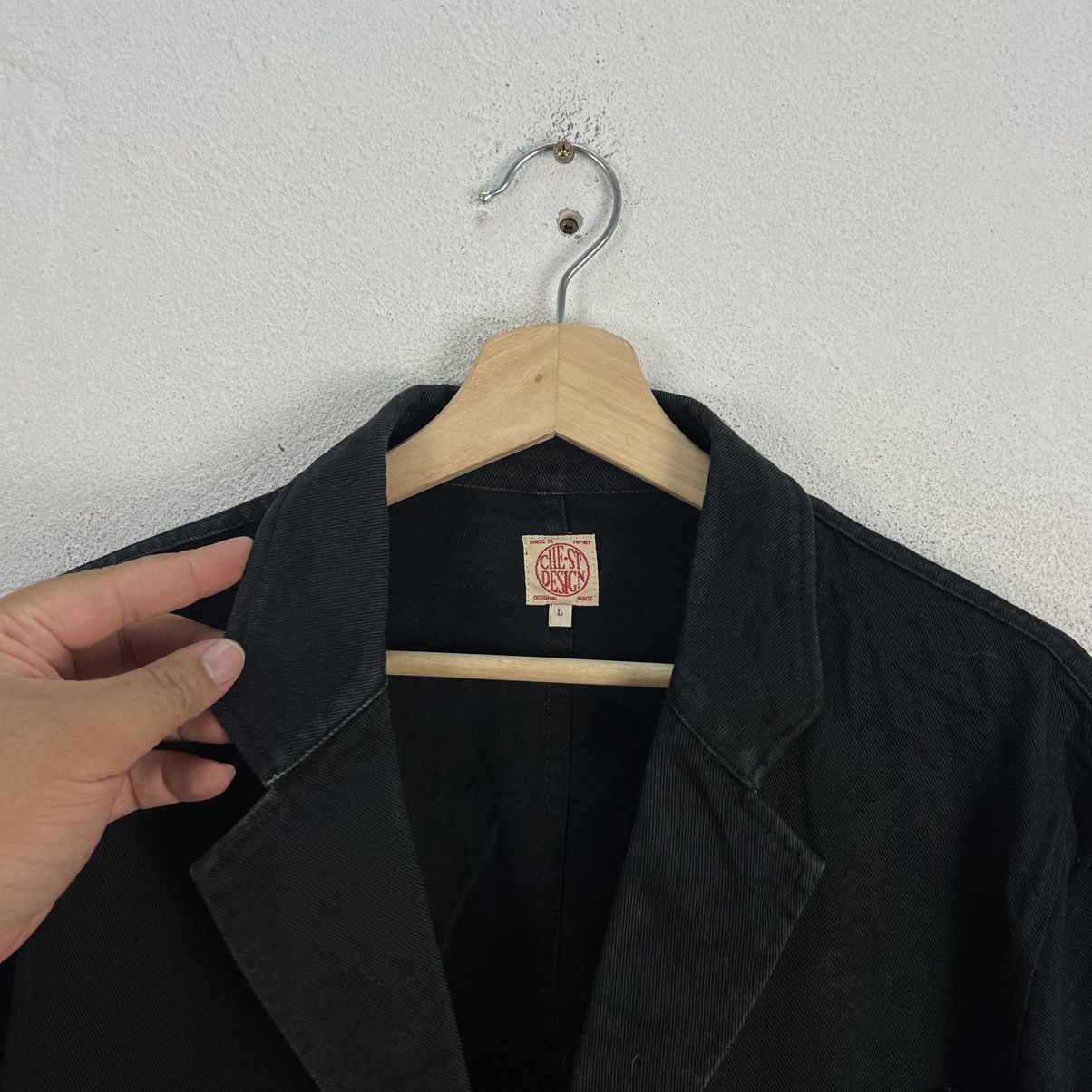 Japanese Brand VINTAGE HIKORY CHORE JACKET CHEST DESIGN JAPAN ISSEY MIYAKE Size US L / EU 52-54 / 3 - 7 Thumbnail