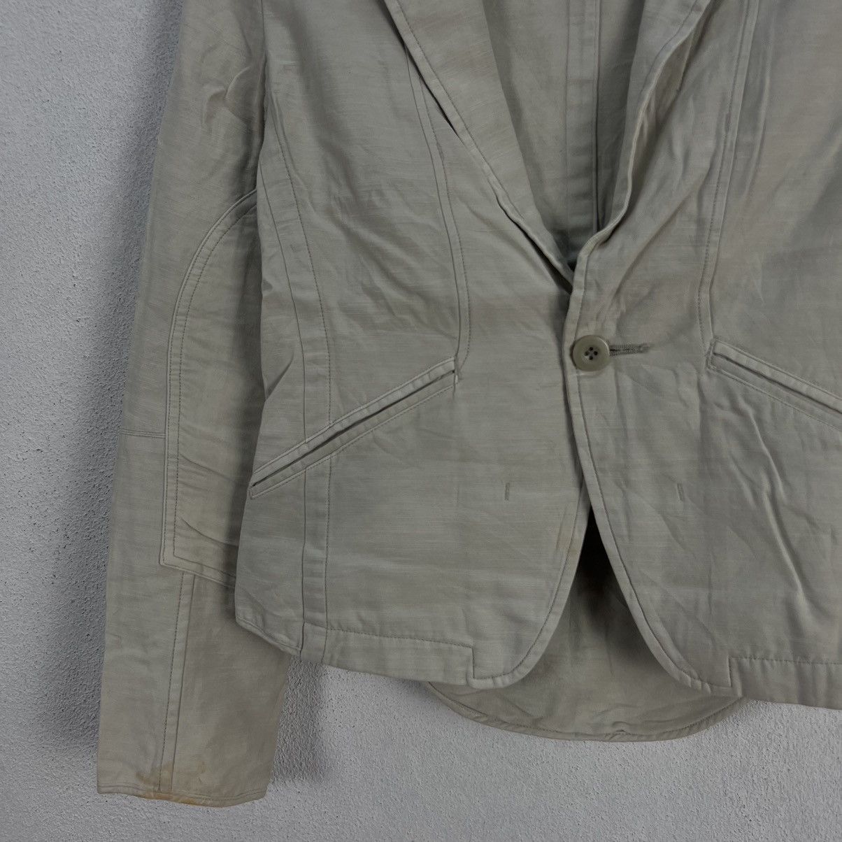 Issey Miyake CROPPED COAT JACKET ZUCCA JAPAN BY ISSEY MIYAKE Size S / US 4 / IT 40 - 4 Thumbnail