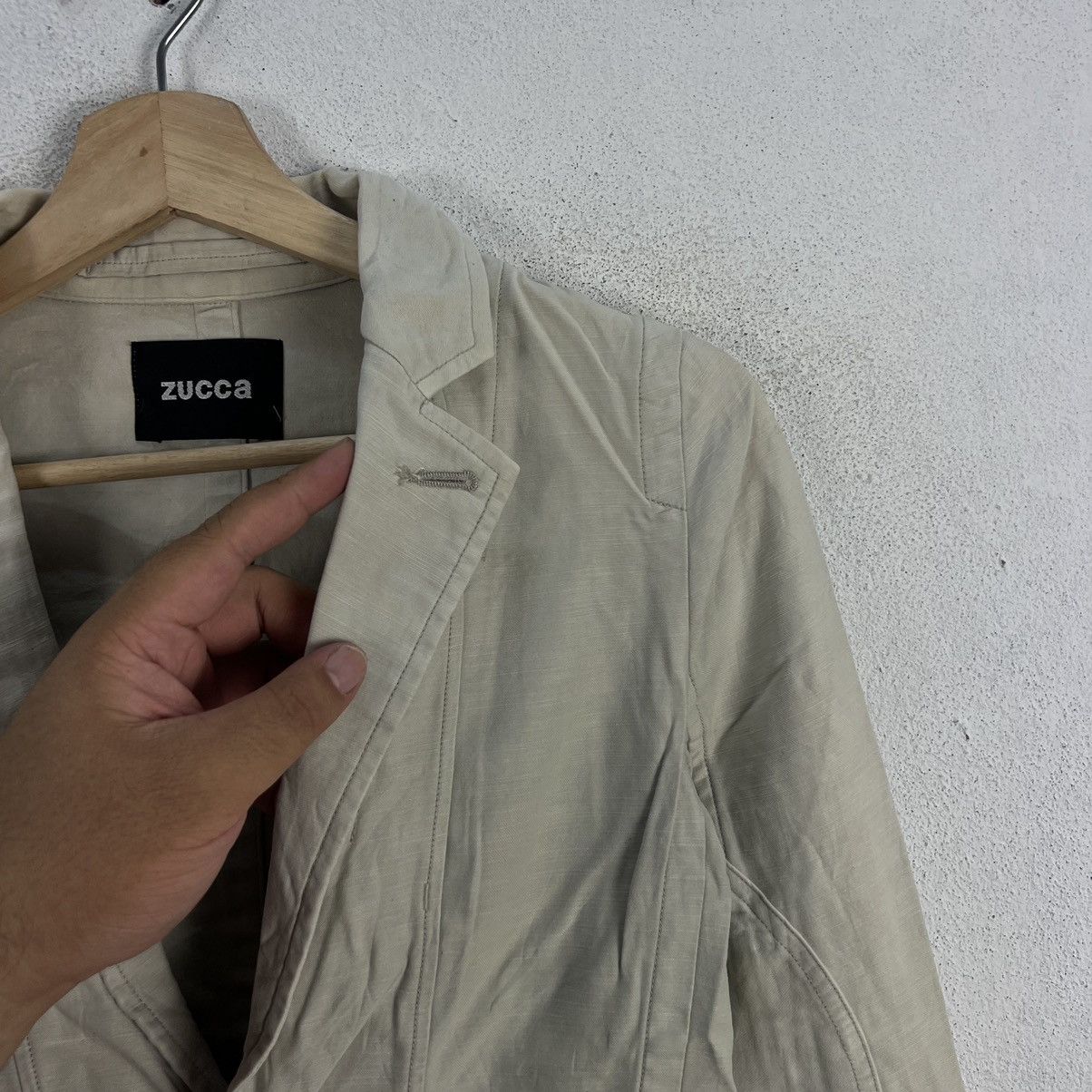 Issey Miyake CROPPED COAT JACKET ZUCCA JAPAN BY ISSEY MIYAKE Size S / US 4 / IT 40 - 5 Thumbnail
