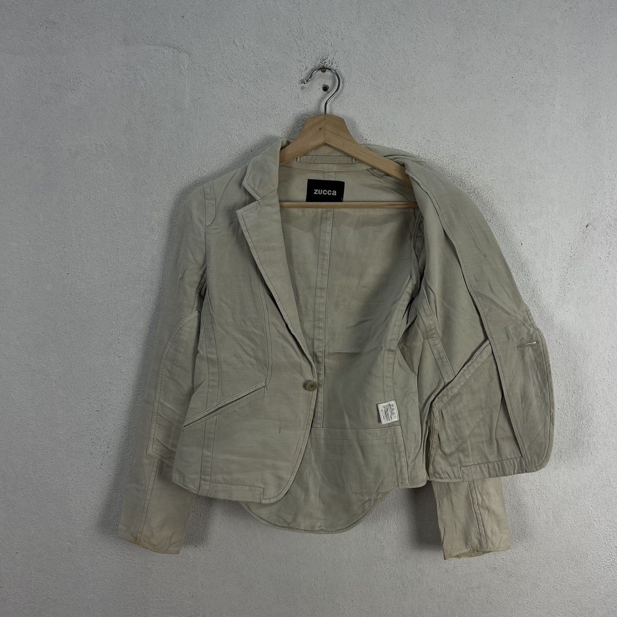 Issey Miyake CROPPED COAT JACKET ZUCCA JAPAN BY ISSEY MIYAKE Size S / US 4 / IT 40 - 8 Thumbnail