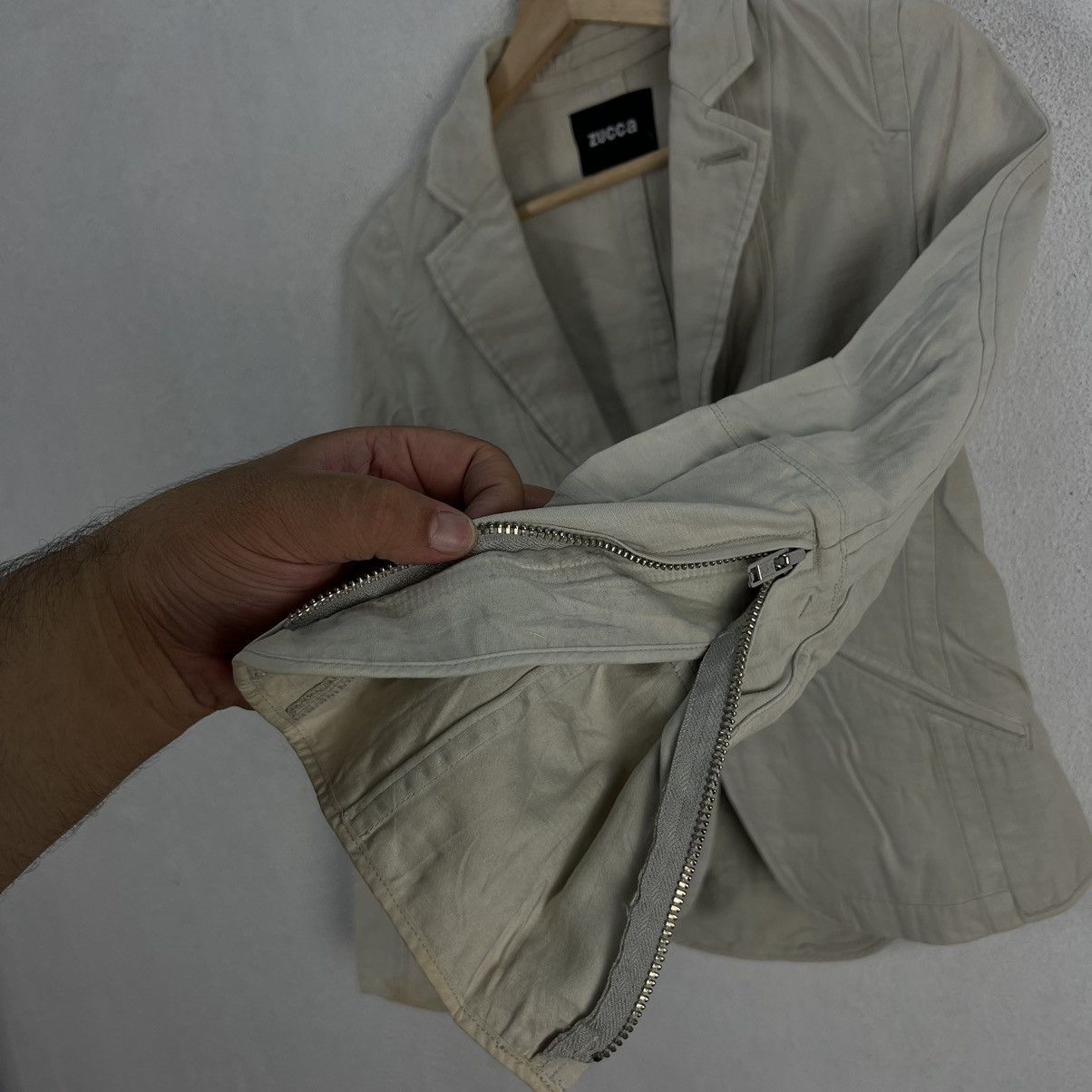 Issey Miyake CROPPED COAT JACKET ZUCCA JAPAN BY ISSEY MIYAKE Size S / US 4 / IT 40 - 6 Thumbnail