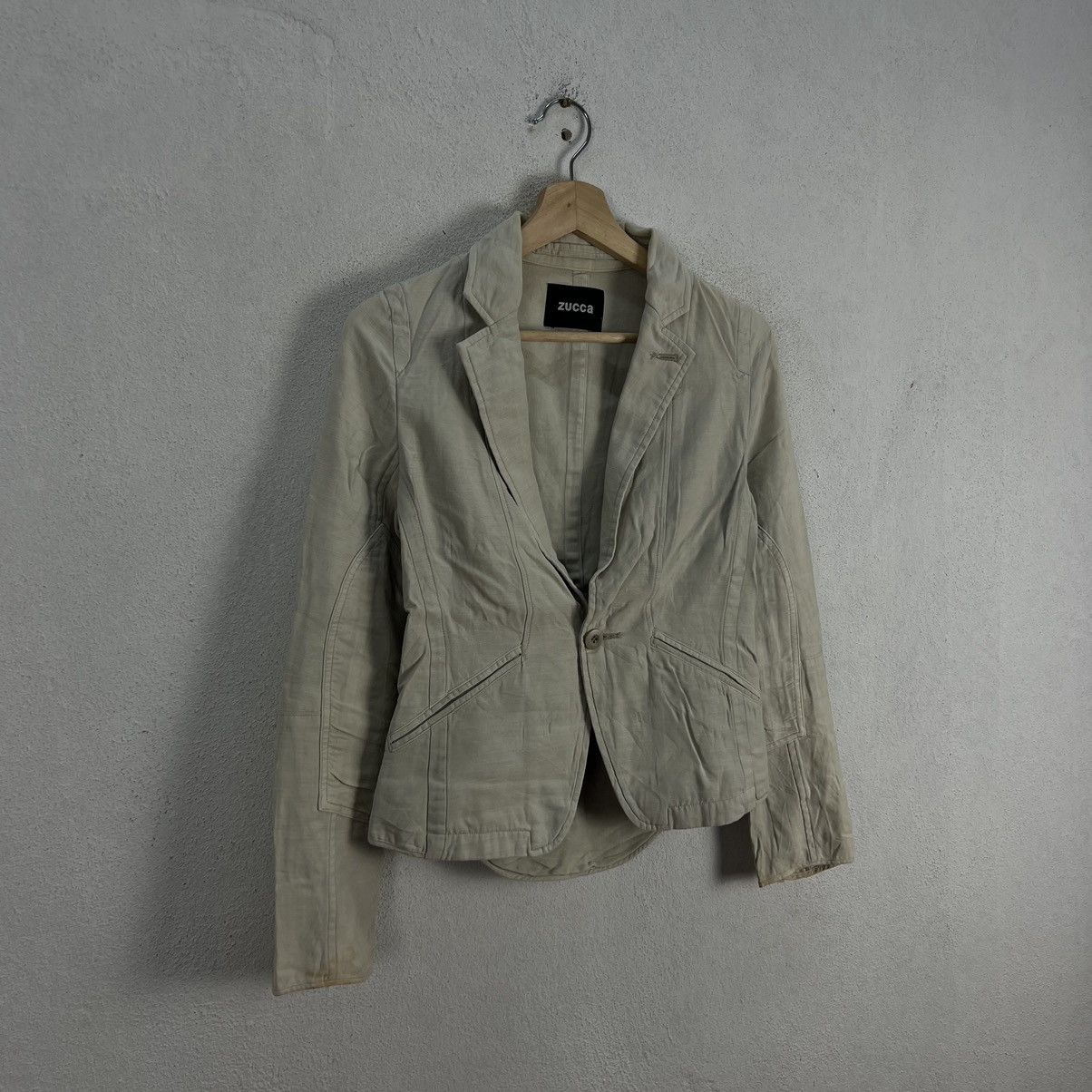 Issey Miyake CROPPED COAT JACKET ZUCCA JAPAN BY ISSEY MIYAKE Size S / US 4 / IT 40 - 2 Thumbnail