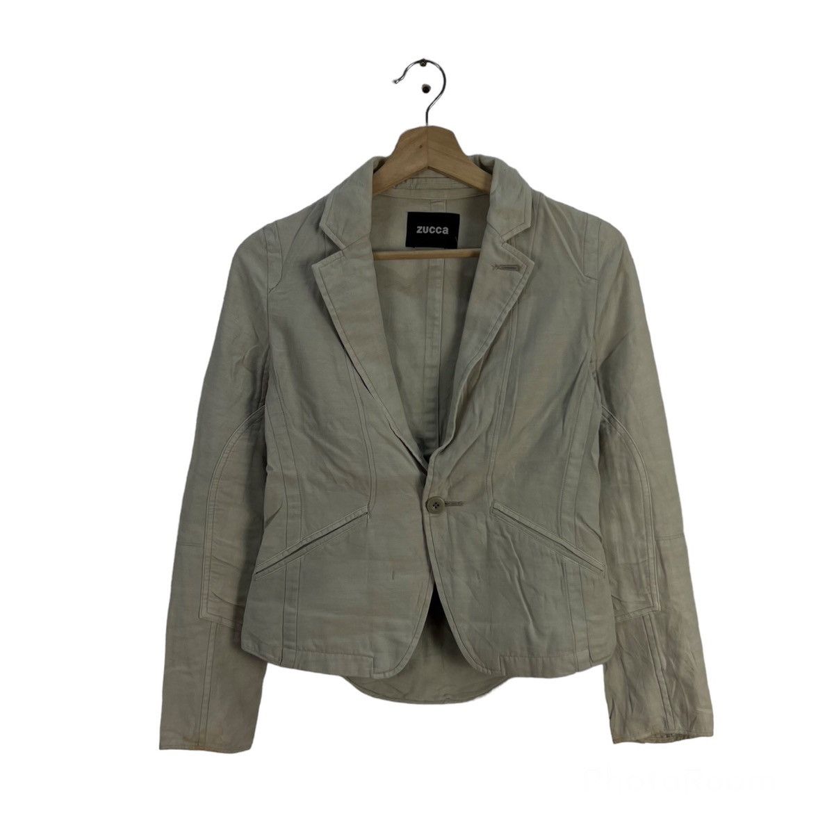 CROPPED COAT JACKET ZUCCA JAPAN BY ISSEY MIYAKE