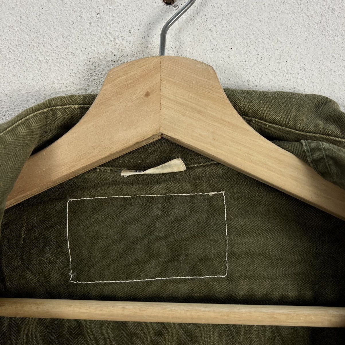 Vintage TRUE VINTAGE WORLD WAR HERRINGBONE JACKET MILITARY WEAR Size US M / EU 48-50 / 2 - 9 Thumbnail