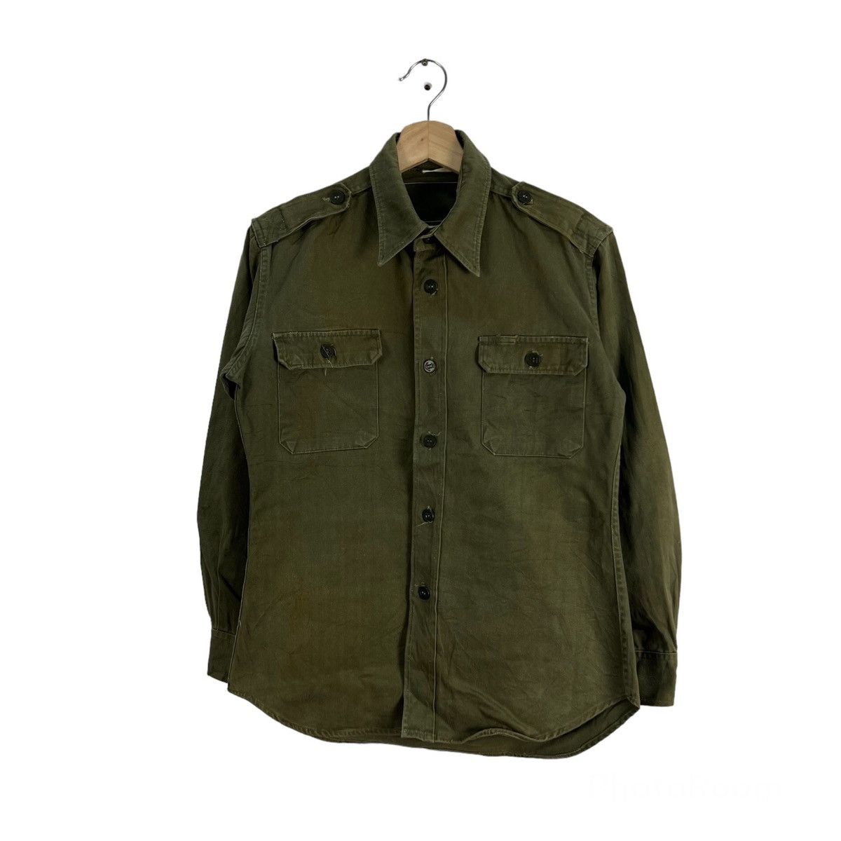 Vintage TRUE VINTAGE WORLD WAR HERRINGBONE JACKET MILITARY WEAR Size US M / EU 48-50 / 2 - 1 Thumbnail