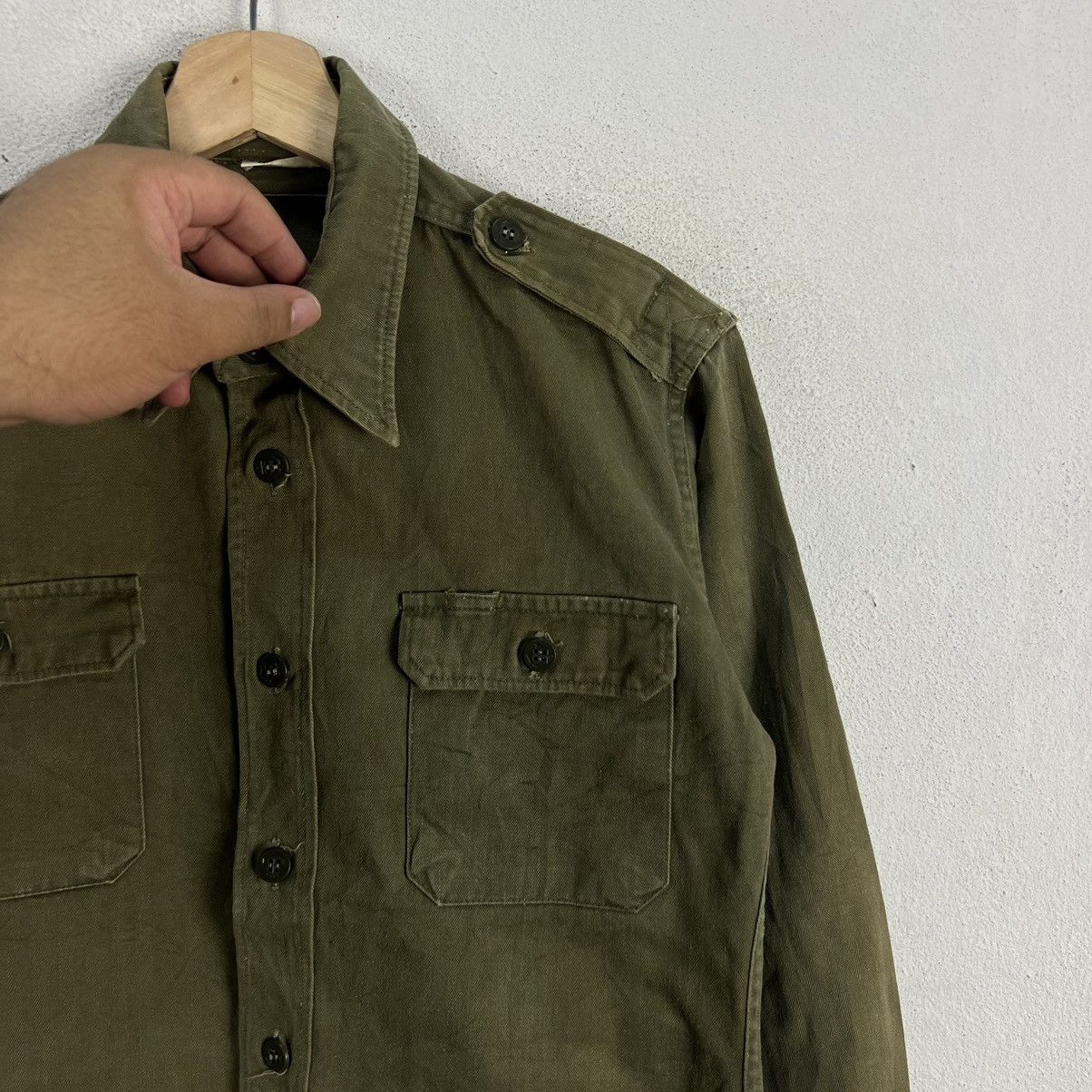 Vintage TRUE VINTAGE WORLD WAR HERRINGBONE JACKET MILITARY WEAR Size US M / EU 48-50 / 2 - 4 Thumbnail