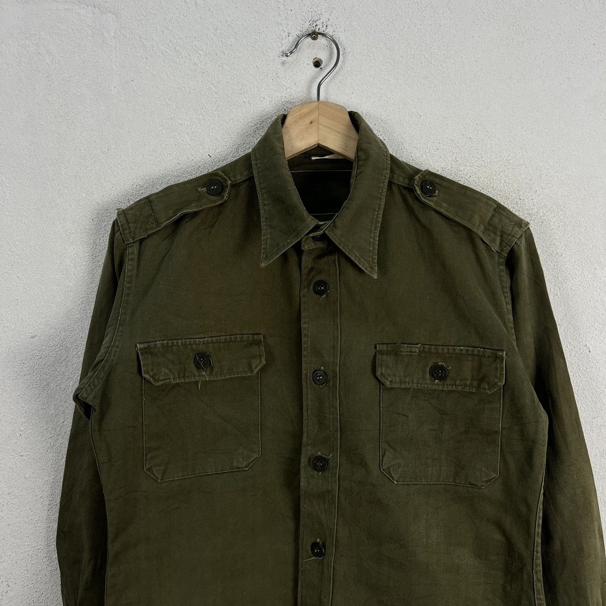 Vintage TRUE VINTAGE WORLD WAR HERRINGBONE JACKET MILITARY WEAR Size US M / EU 48-50 / 2 - 3 Thumbnail
