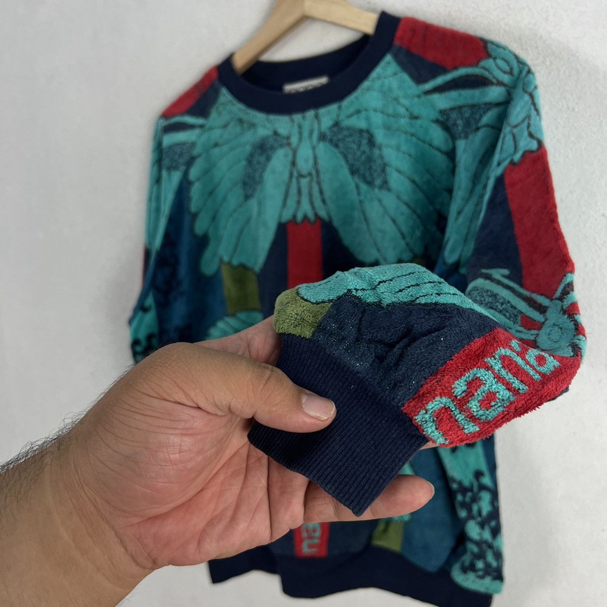 Japanese Brand VINTAGE NANA JAPAN SWEATSHIRT BUTTERFLY BIG LOGO Size US M / EU 48-50 / 2 - 6 Thumbnail