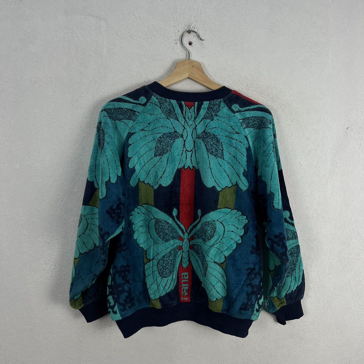 Japanese Brand VINTAGE NANA JAPAN SWEATSHIRT BUTTERFLY BIG LOGO Size US M / EU 48-50 / 2 - 7 Thumbnail