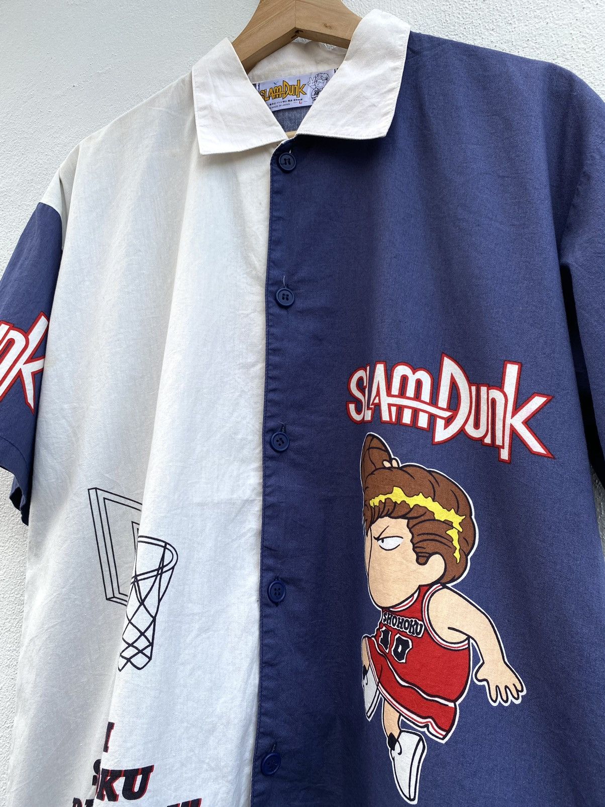 Anime × Japanese Brand Vintage Rare Slam Dunk © 1994 Bandai Size US L / EU 52-54 / 3 - 6 Thumbnail