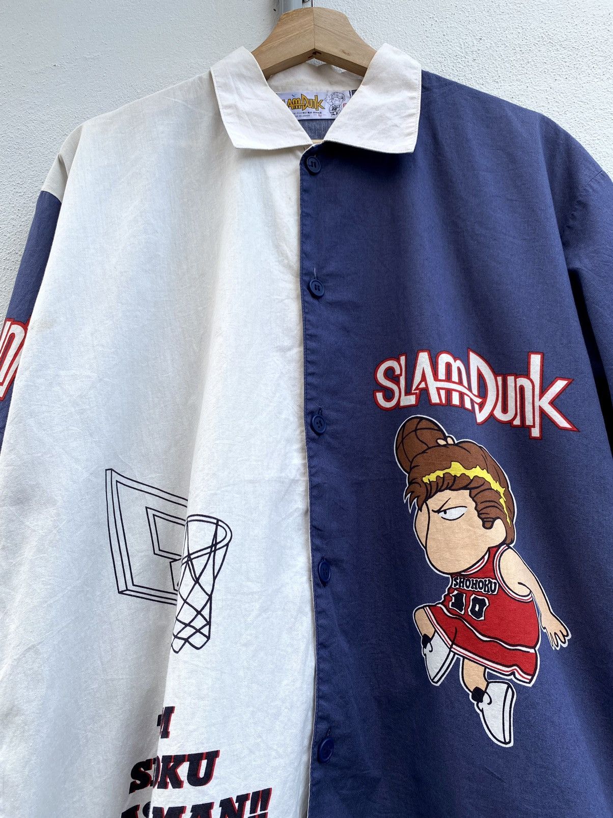 Anime × Japanese Brand Vintage Rare Slam Dunk © 1994 Bandai Size US L / EU 52-54 / 3 - 2 Thumbnail