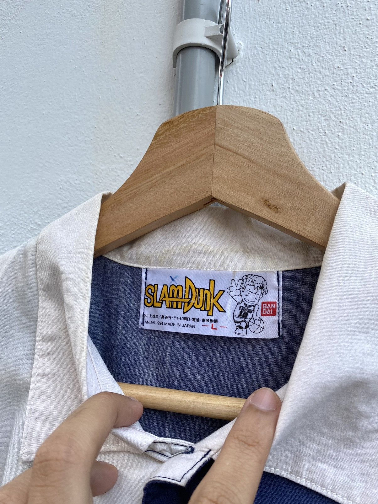 Anime × Japanese Brand Vintage Rare Slam Dunk © 1994 Bandai Size US L / EU 52-54 / 3 - 14 Thumbnail